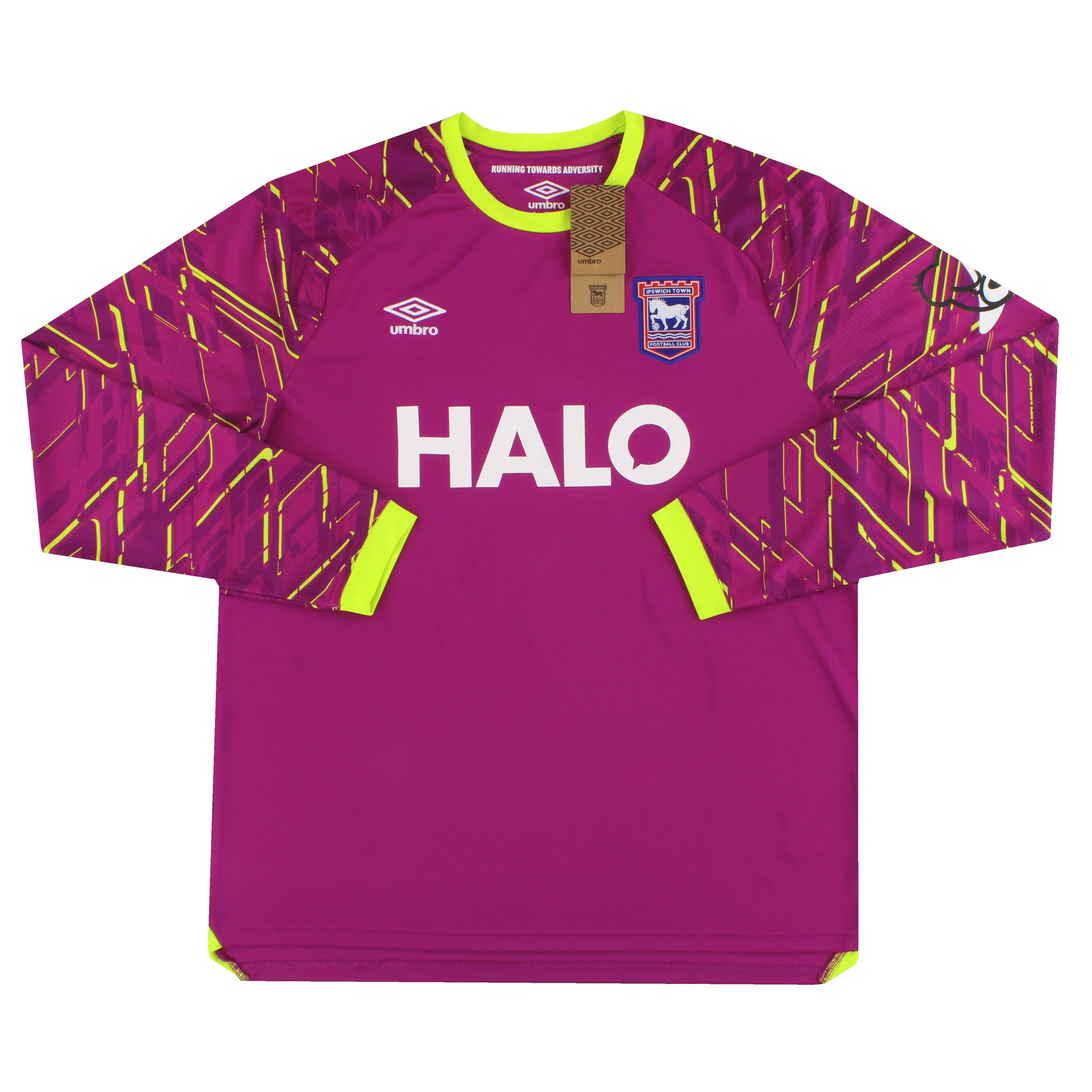 2025-26 Ipswich Umbro Goalkeeper Shirt L/S *w/tags* XXL