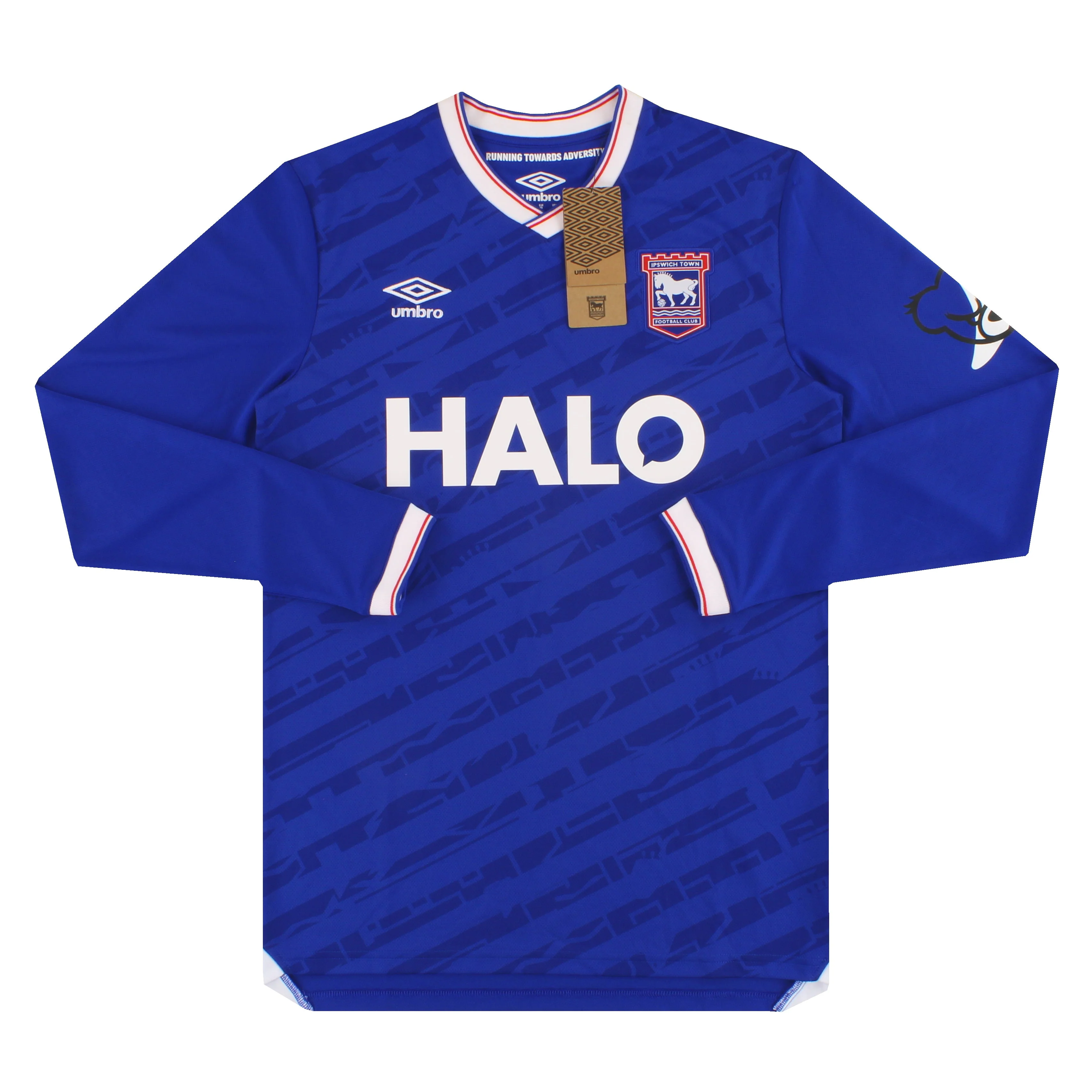 2025-26 Ipswich Umbro Home Shirt L/S *w/tags*