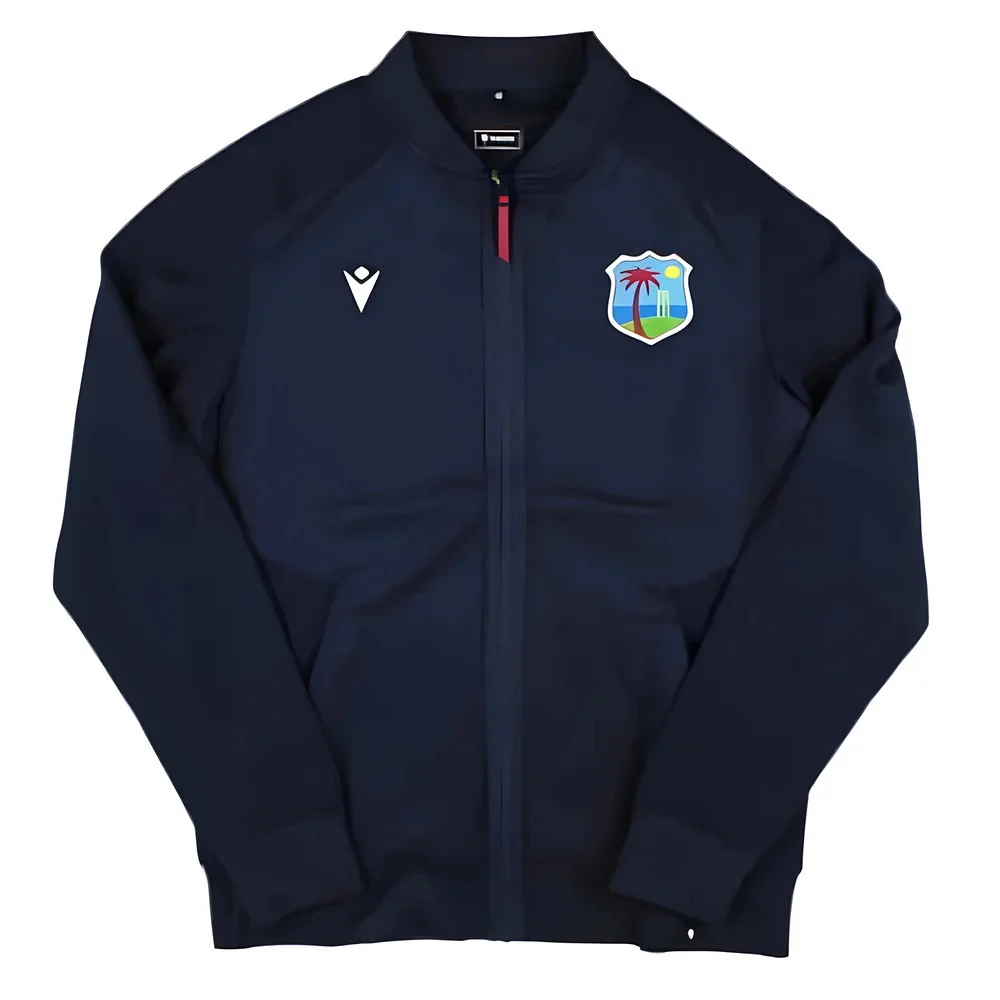 2025 West Indies Cricket Full Zip Tracksuit Jacket (Navy) - Image 3