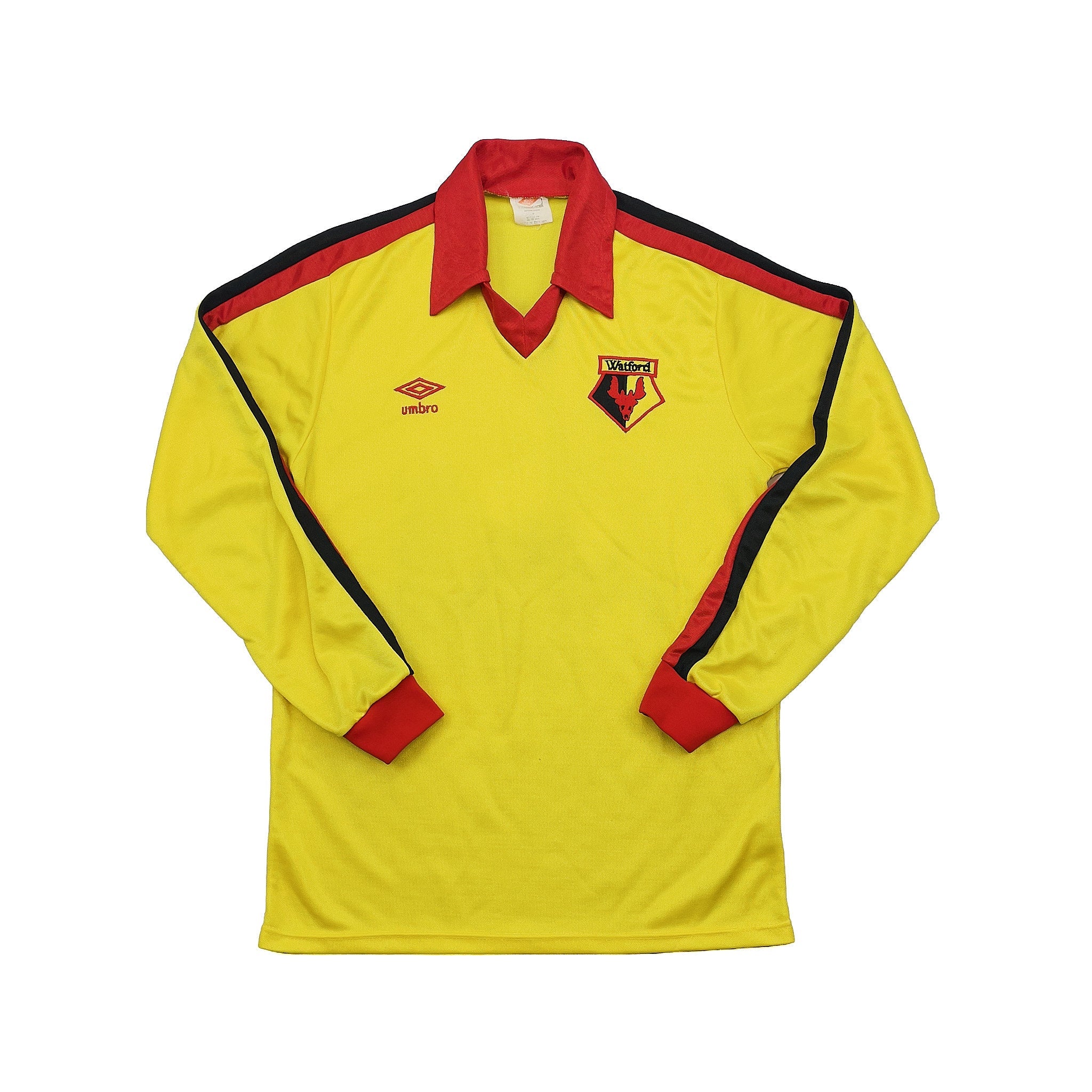 1978/92 Watford L/S Home Shirt (M) Umbro - Image 3