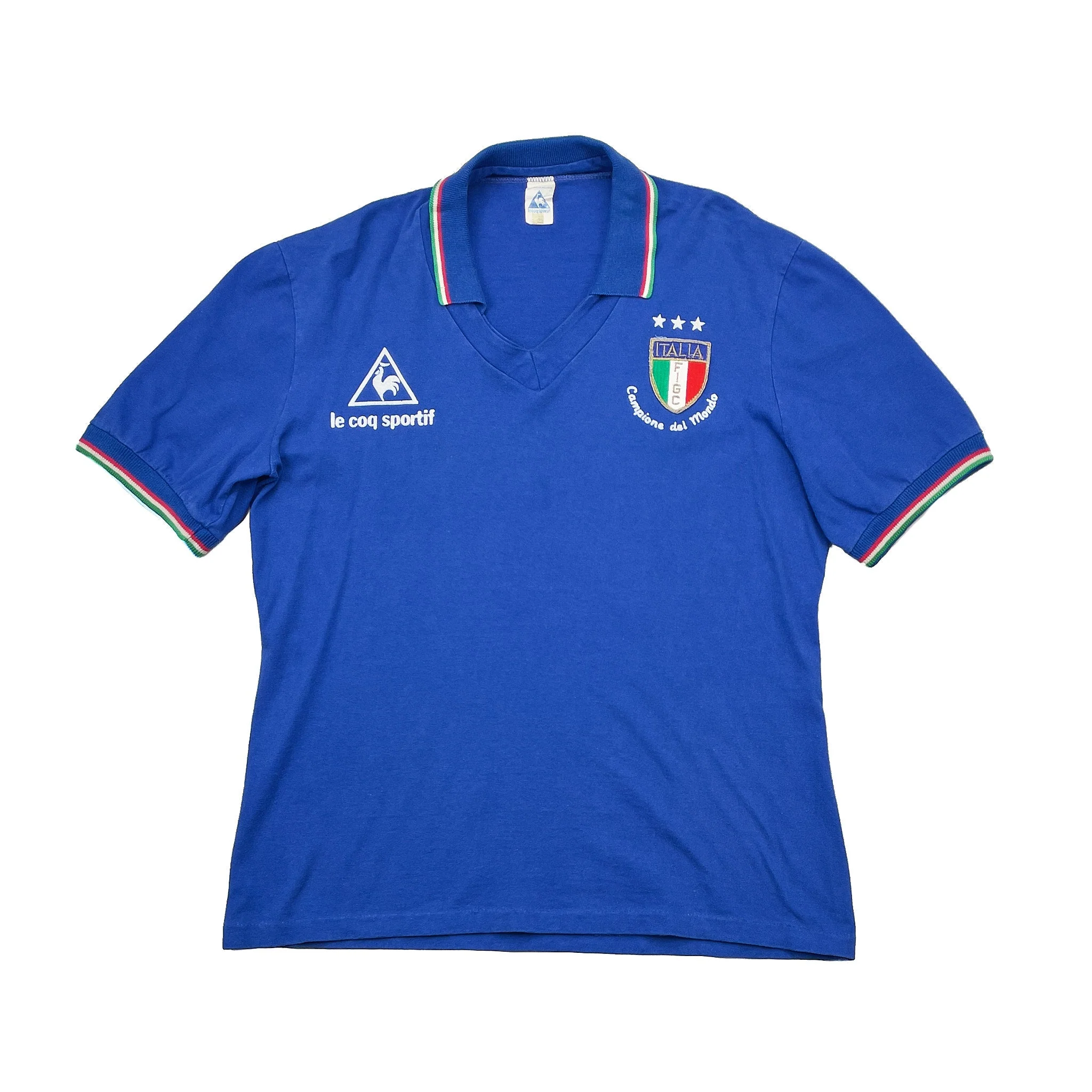 1982 Italy *Champions* Home Shirt (M) Le Coq Sportif - Image 3