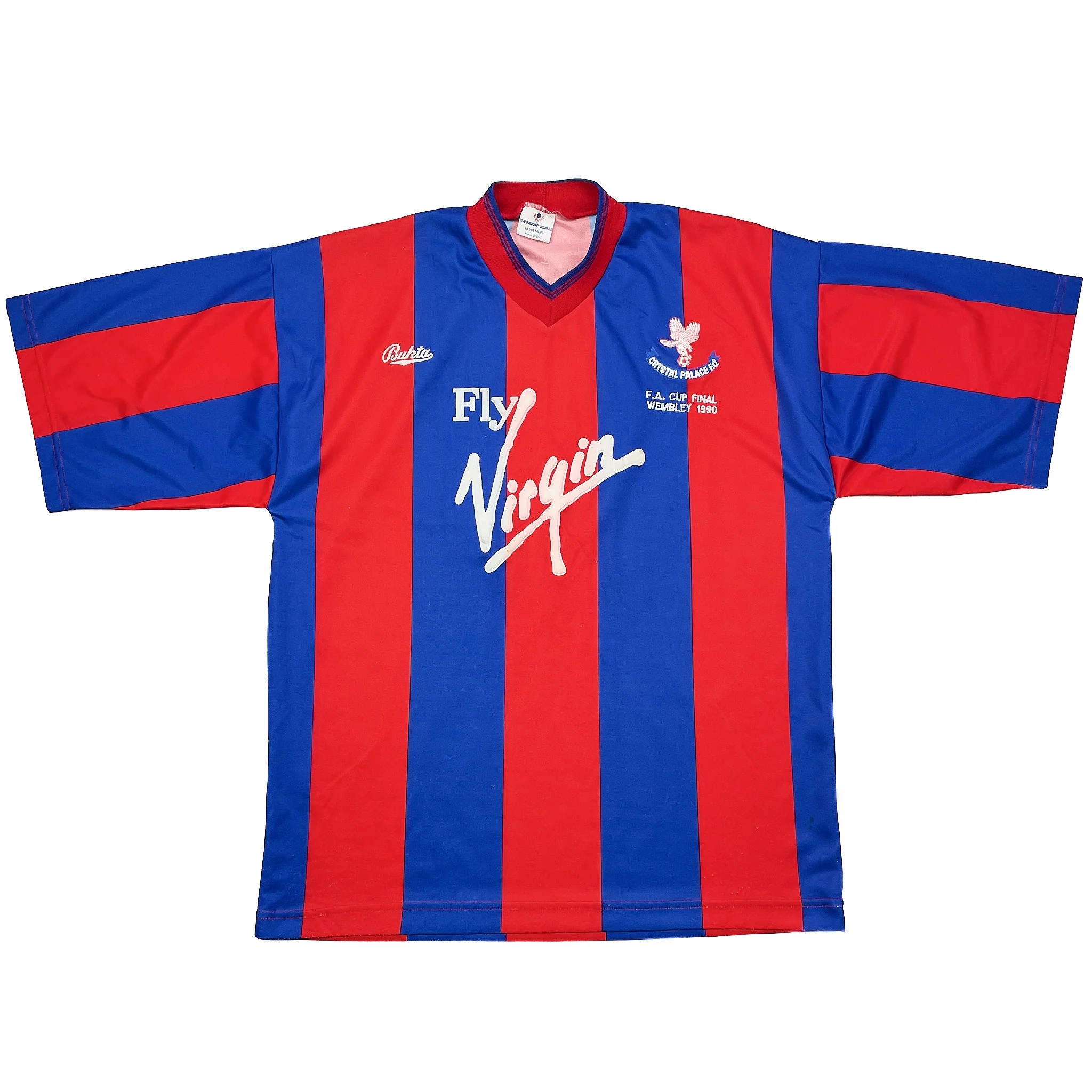 1989/90 Crystal Palace *Fa Cup Final* Home Shirt (L) Bukta - Image 3