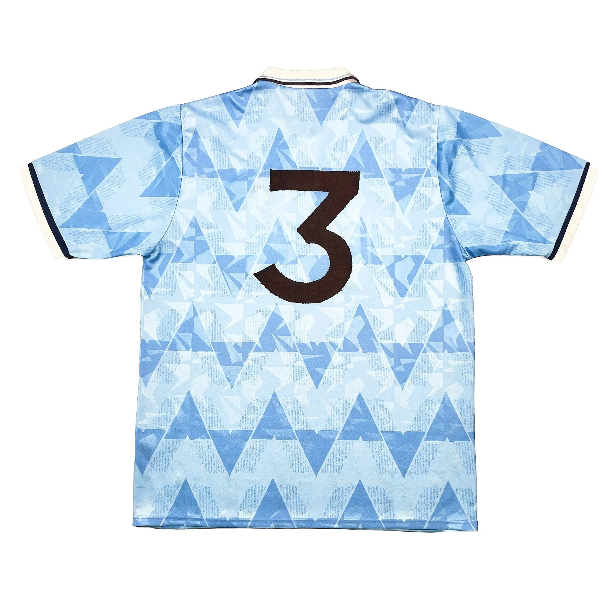 1989/91 Lazio #3 Home Shirt (L) Umbro - Image 2