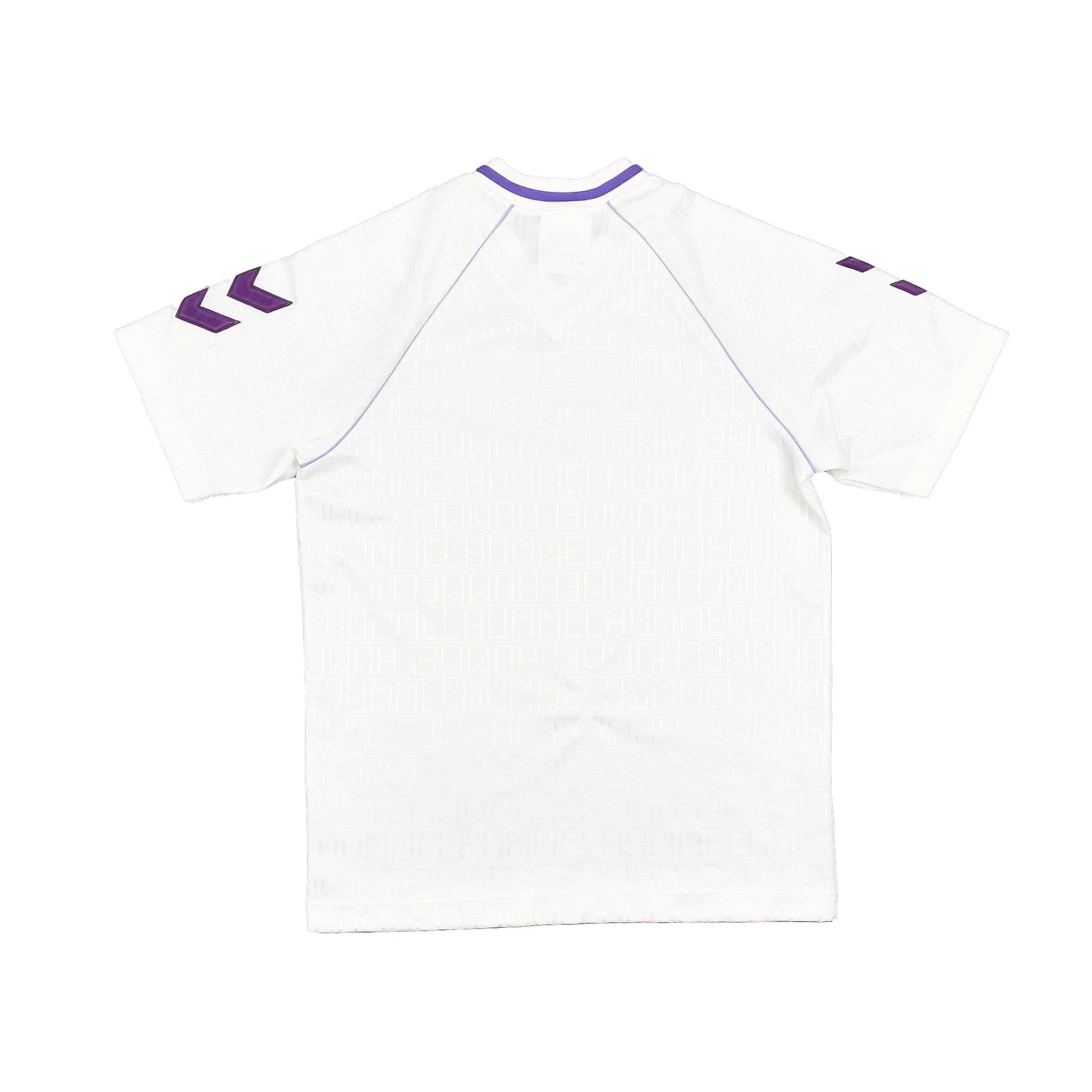 1990/91 Real Madrid Template Home Shirt (S) Hummel - Image 4