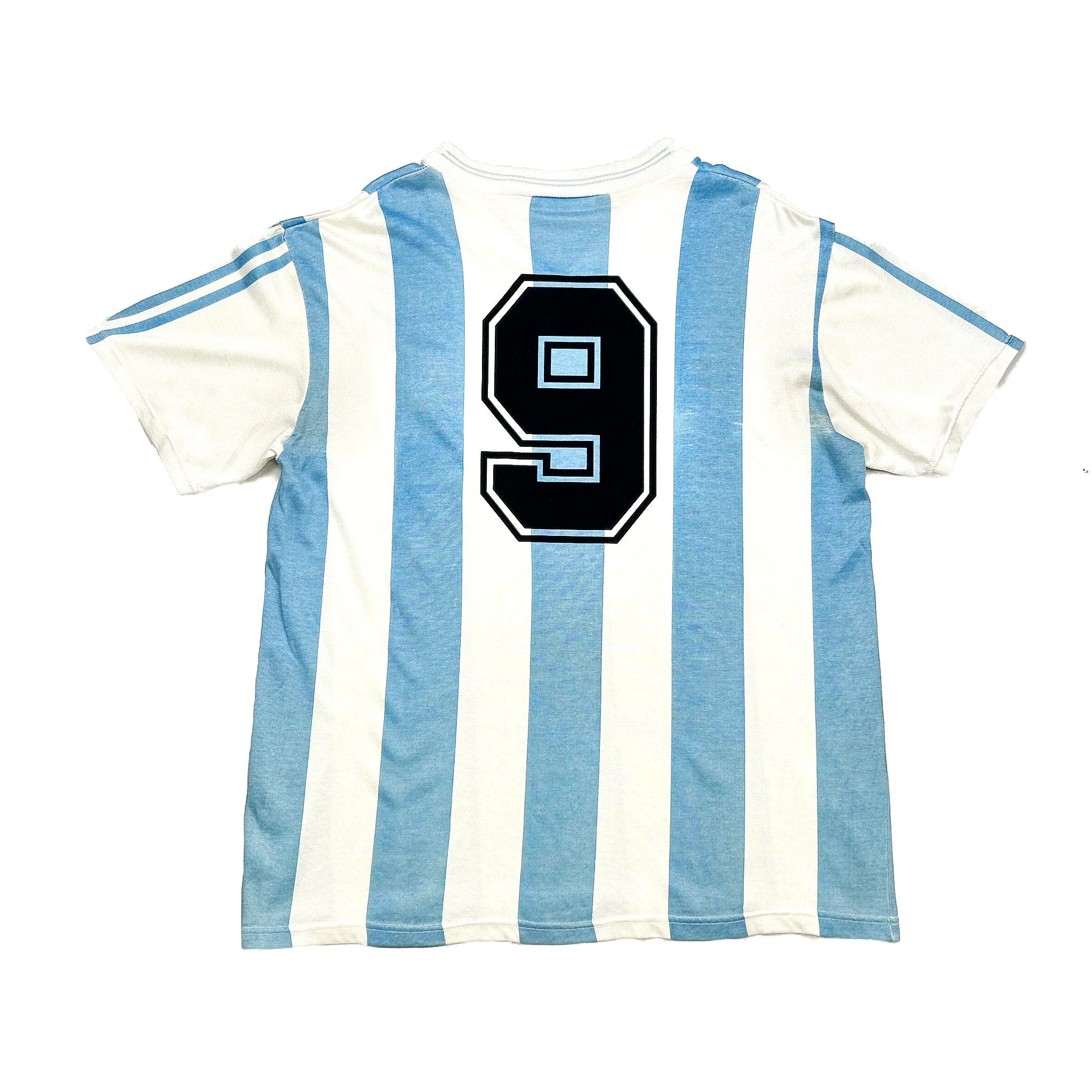 1992/93 Argentina #9 Home Shirt (M) Adidas - Image 4
