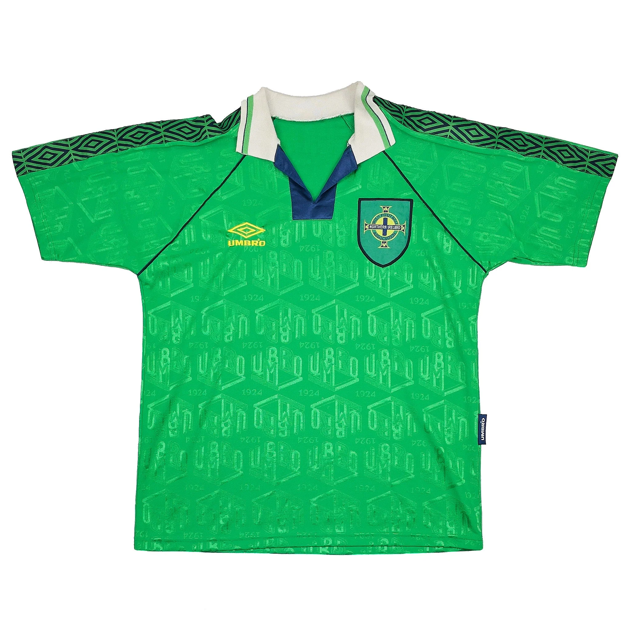 1994/95 Northern Ireland *Prototype* Home Shirt (M) Umbro - Image 3