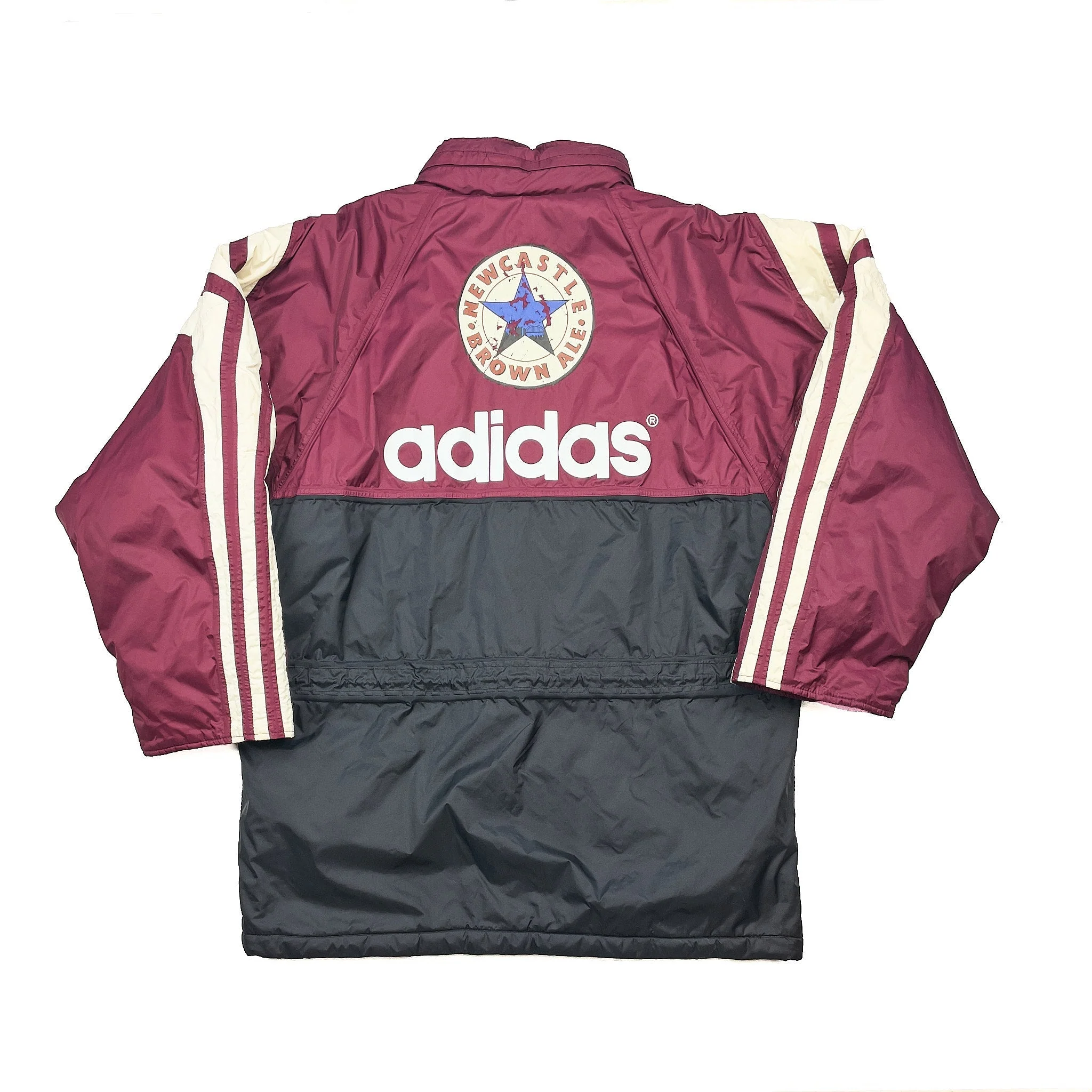 1995/96 Newcastle United Bench Coat (M) Adidas - Image 2