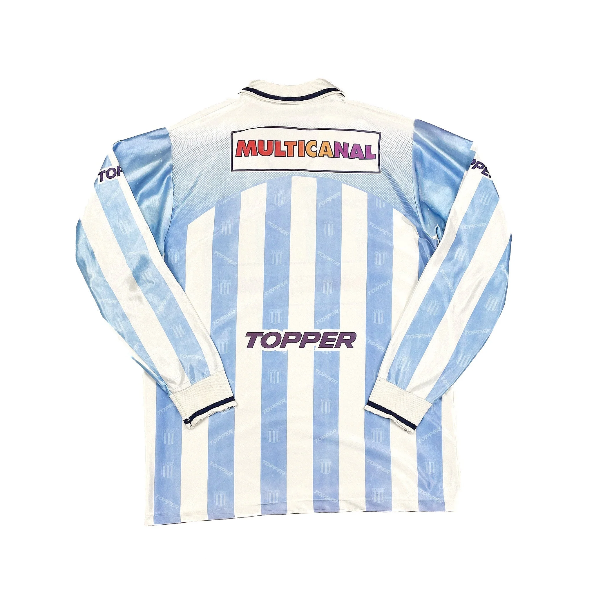 1995/96 Racing Club L/S Home Shirt (L) Topper - Image 2