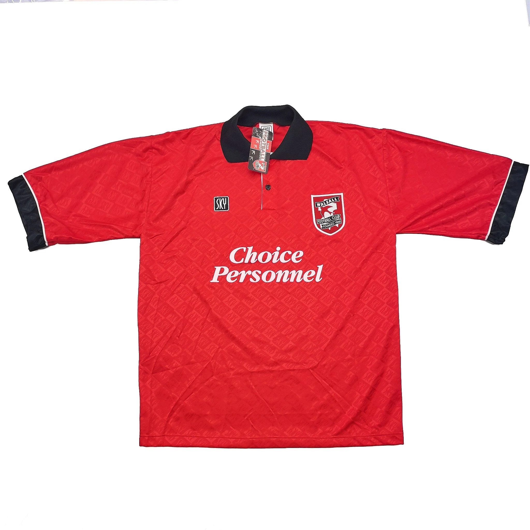 1995/96 Walsall *BNWT* Home Shirt (L) Sky - Image 3