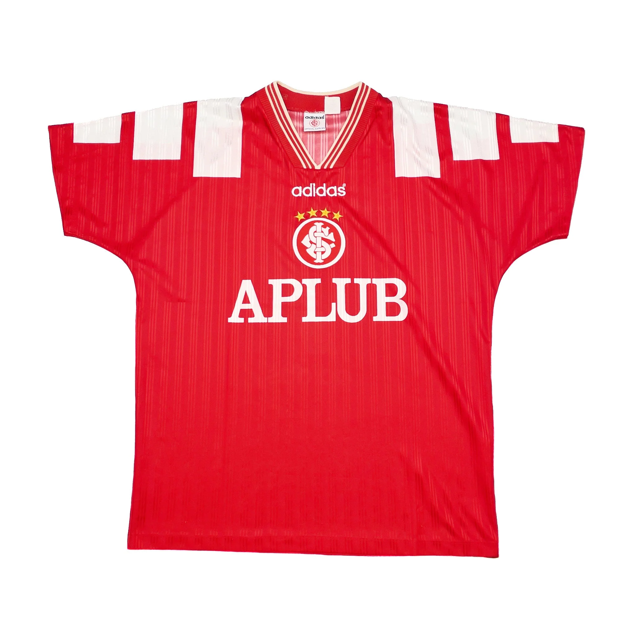 1995/97 Internacional #7 Home Shirt (M) Adidas - Image 3