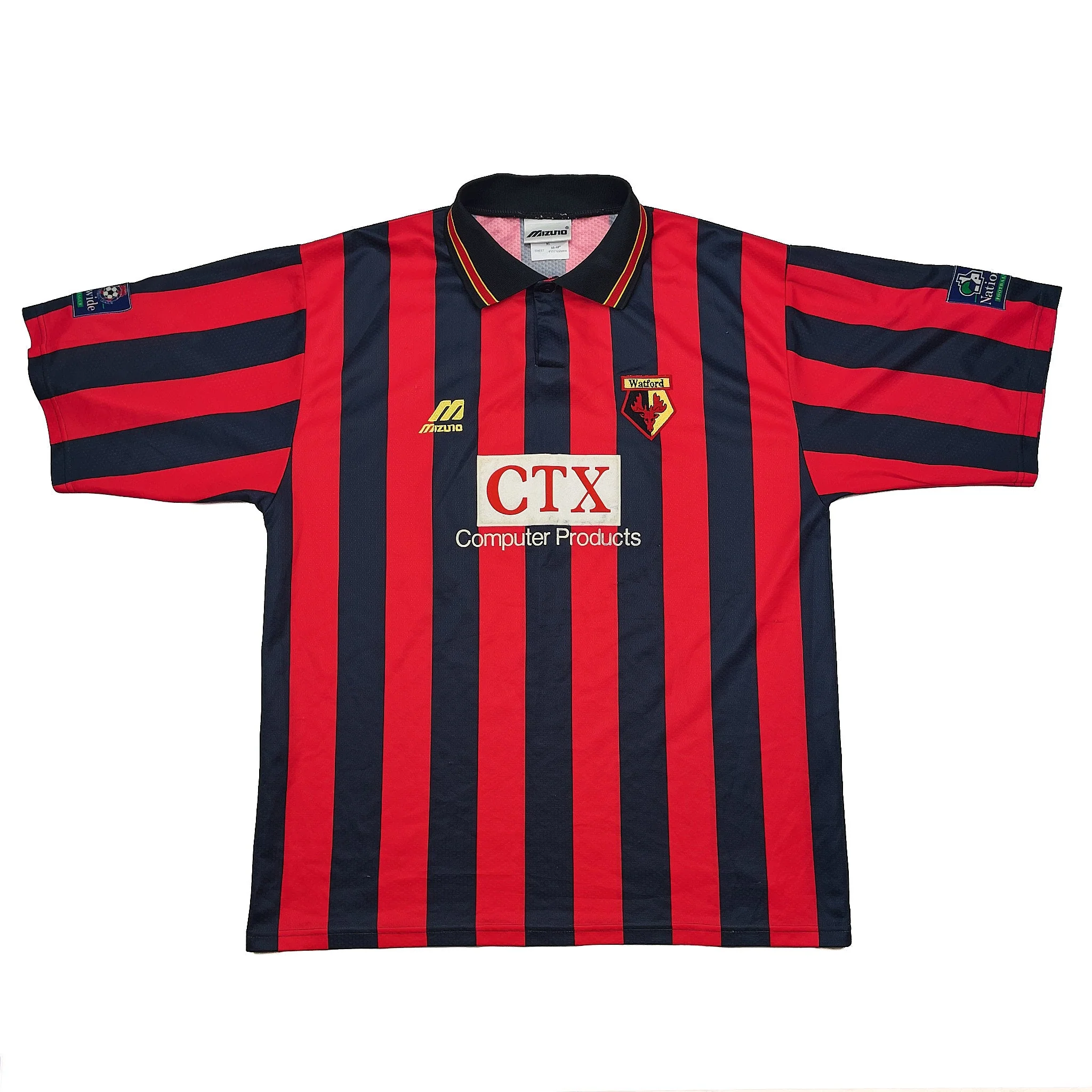 1996/98 Watford Away Shirt (XL) Mizuno - Image 3