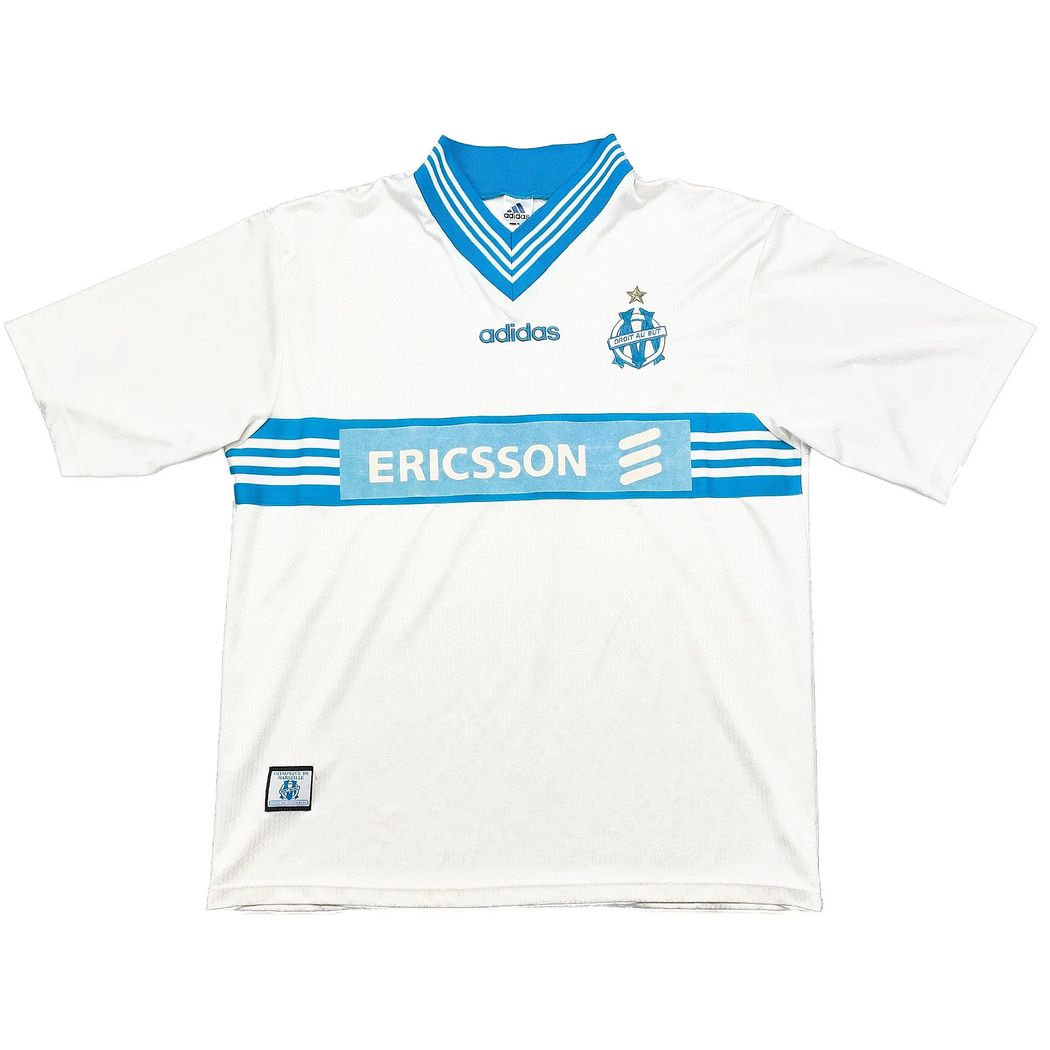 1997/98 Marseille Home Shirt (XL) Adidas - Image 3