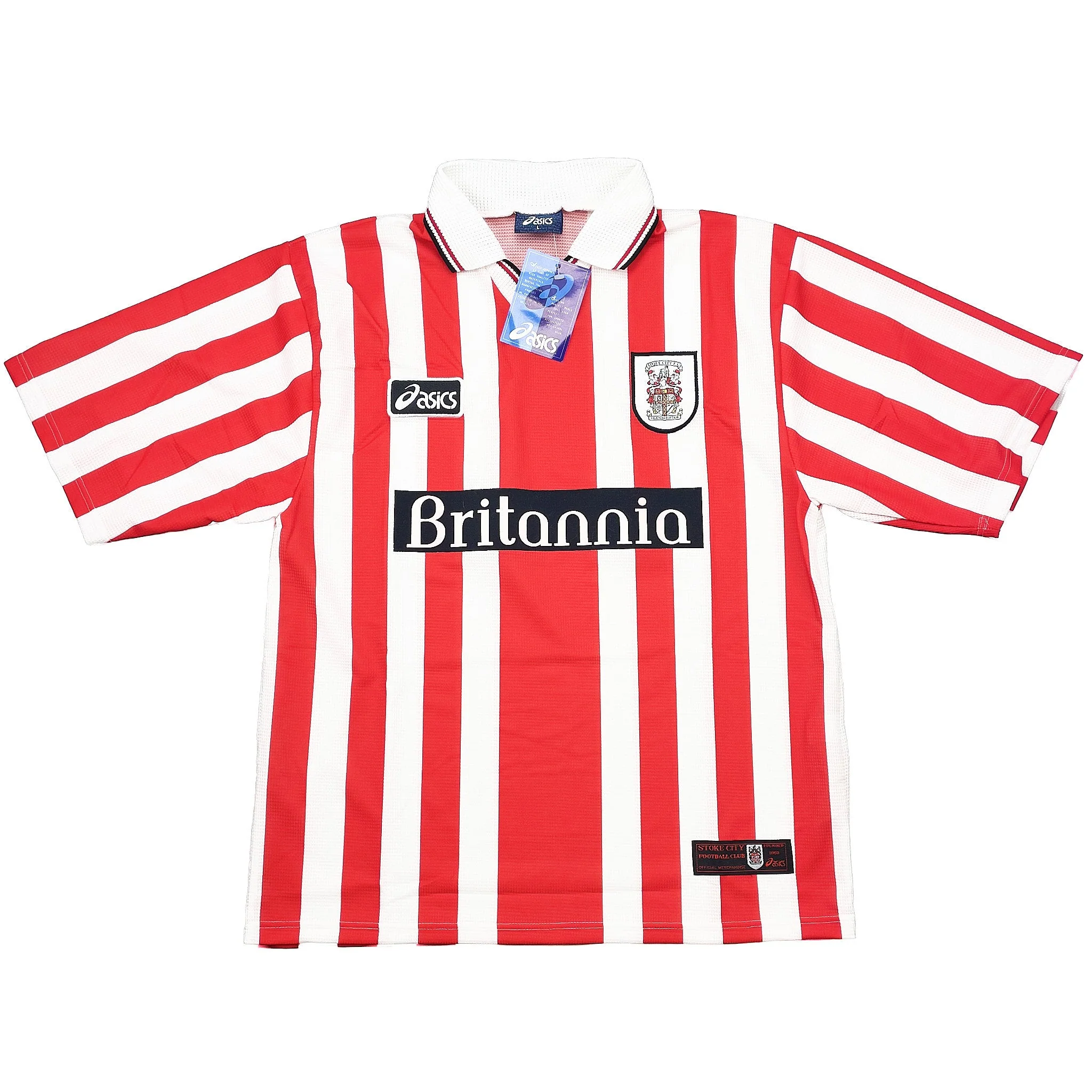 1997/98 Stoke City *BNWT* Home Shirt (L) Asics - Image 3