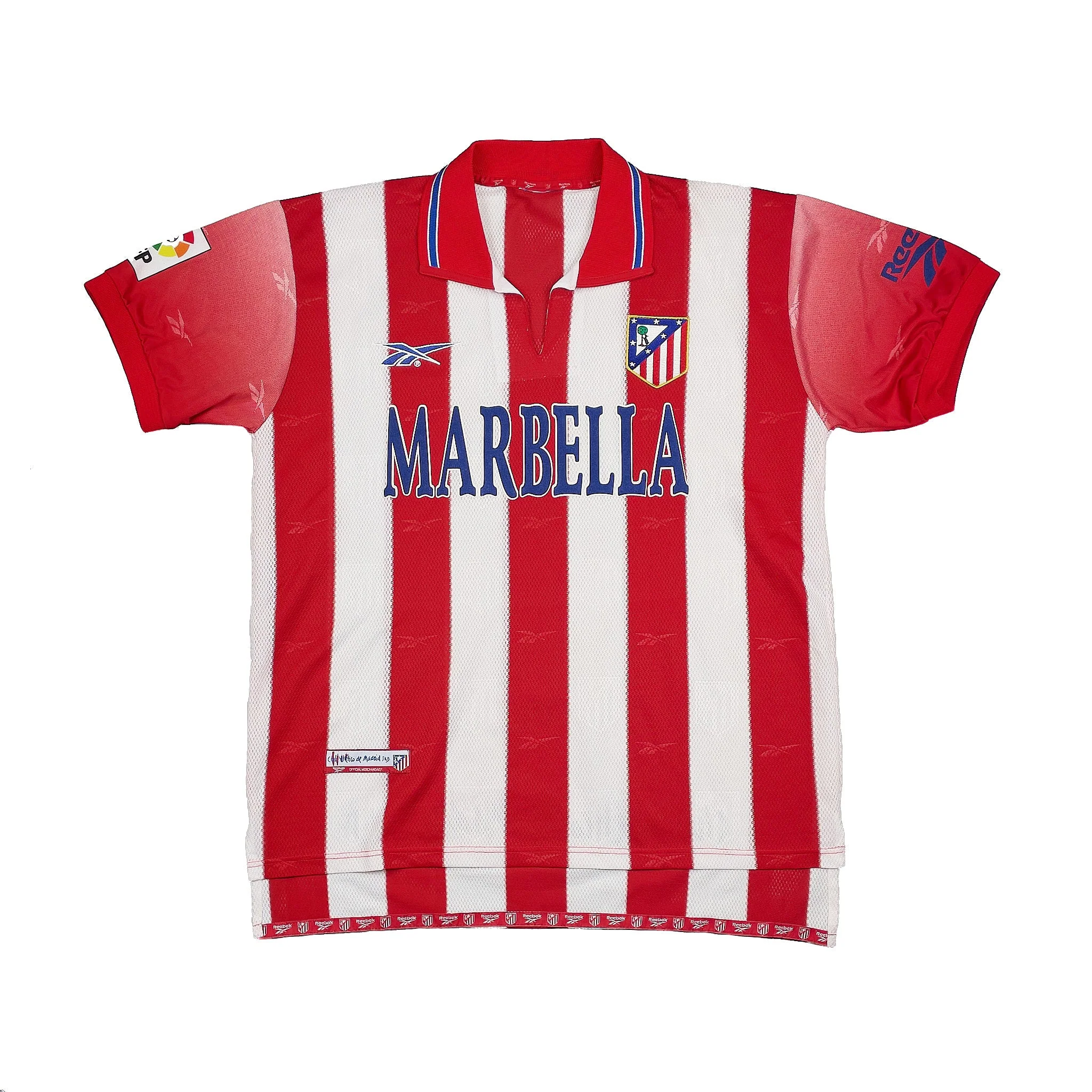1998/99 Atletico Madrid Home Shirt (L) Reebok - Image 3