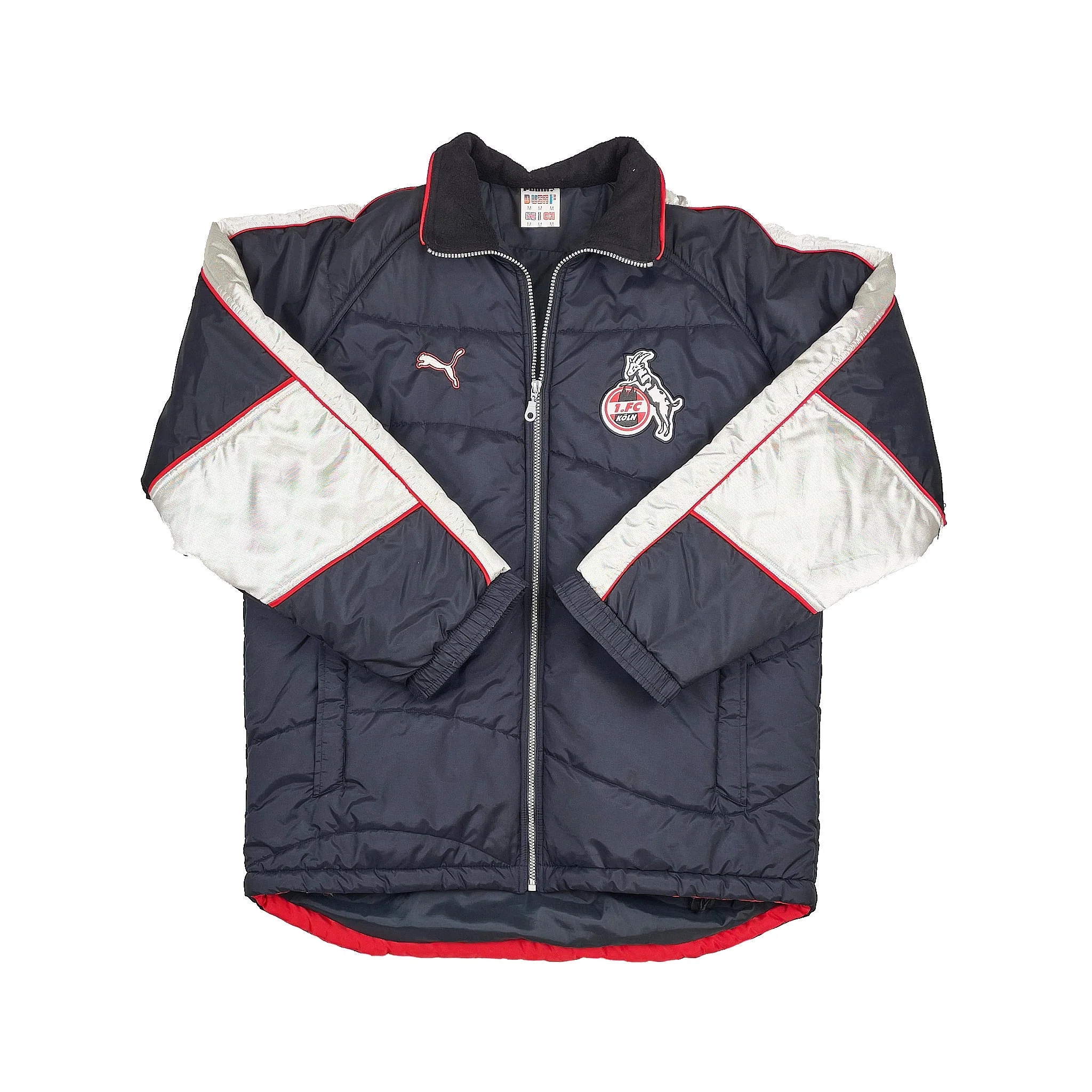 1998/99 FC Koln Track Padded Coat (M) Puma - Image 3