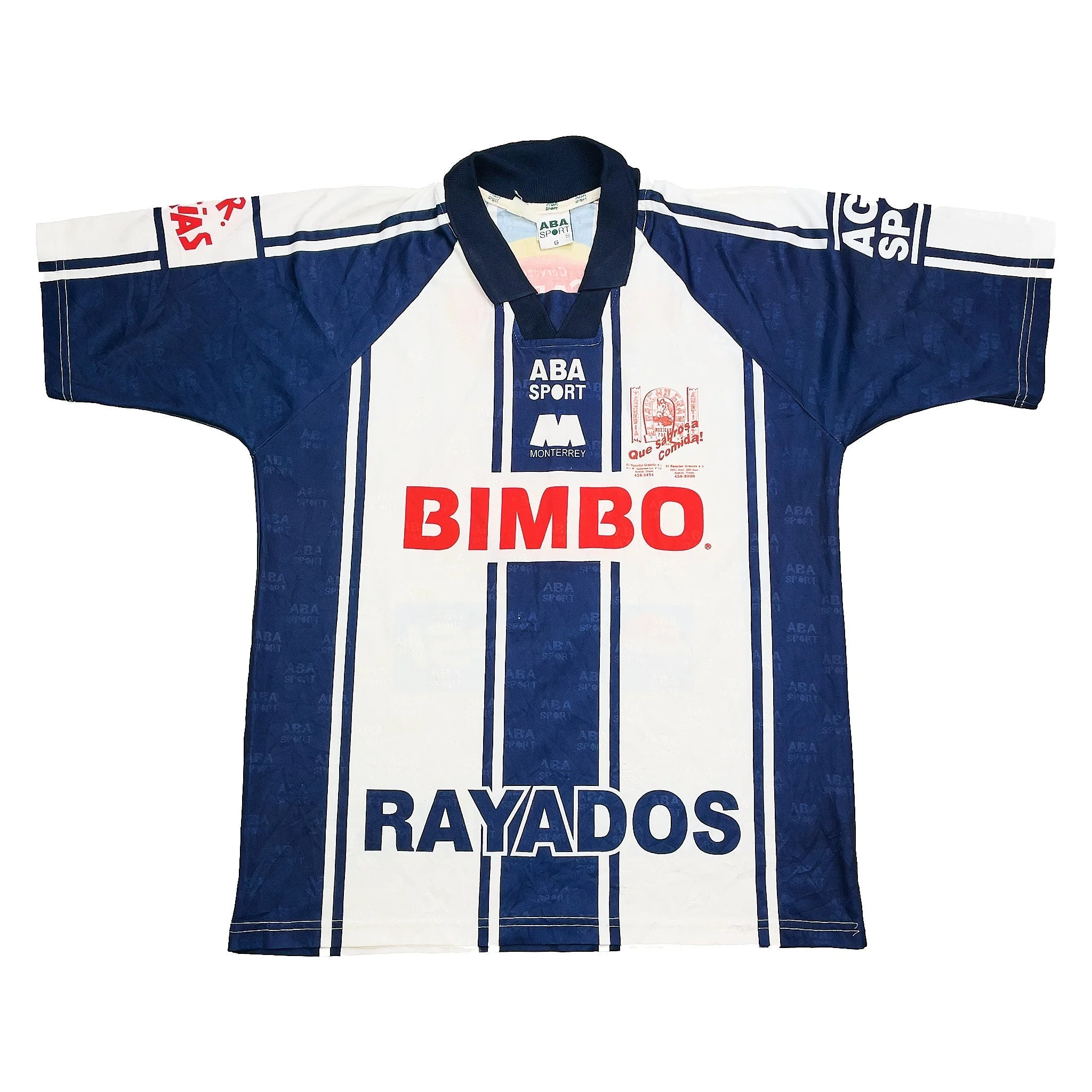 1998/99 Monterrey #3 Home Shirt (L) ABA Sport