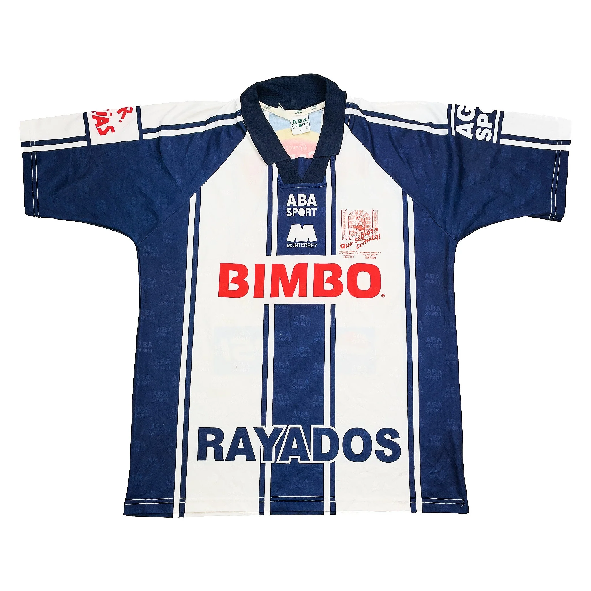 1998/99 Monterrey #3 Home Shirt (L) ABA Sport - Image 3