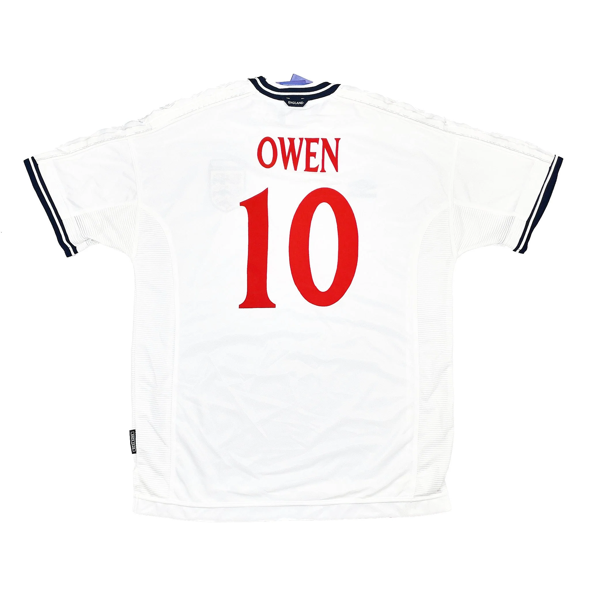 1999/01 England Owen #10 *BNWT* Signed Home Shirt (XL) Umbro - Image 3