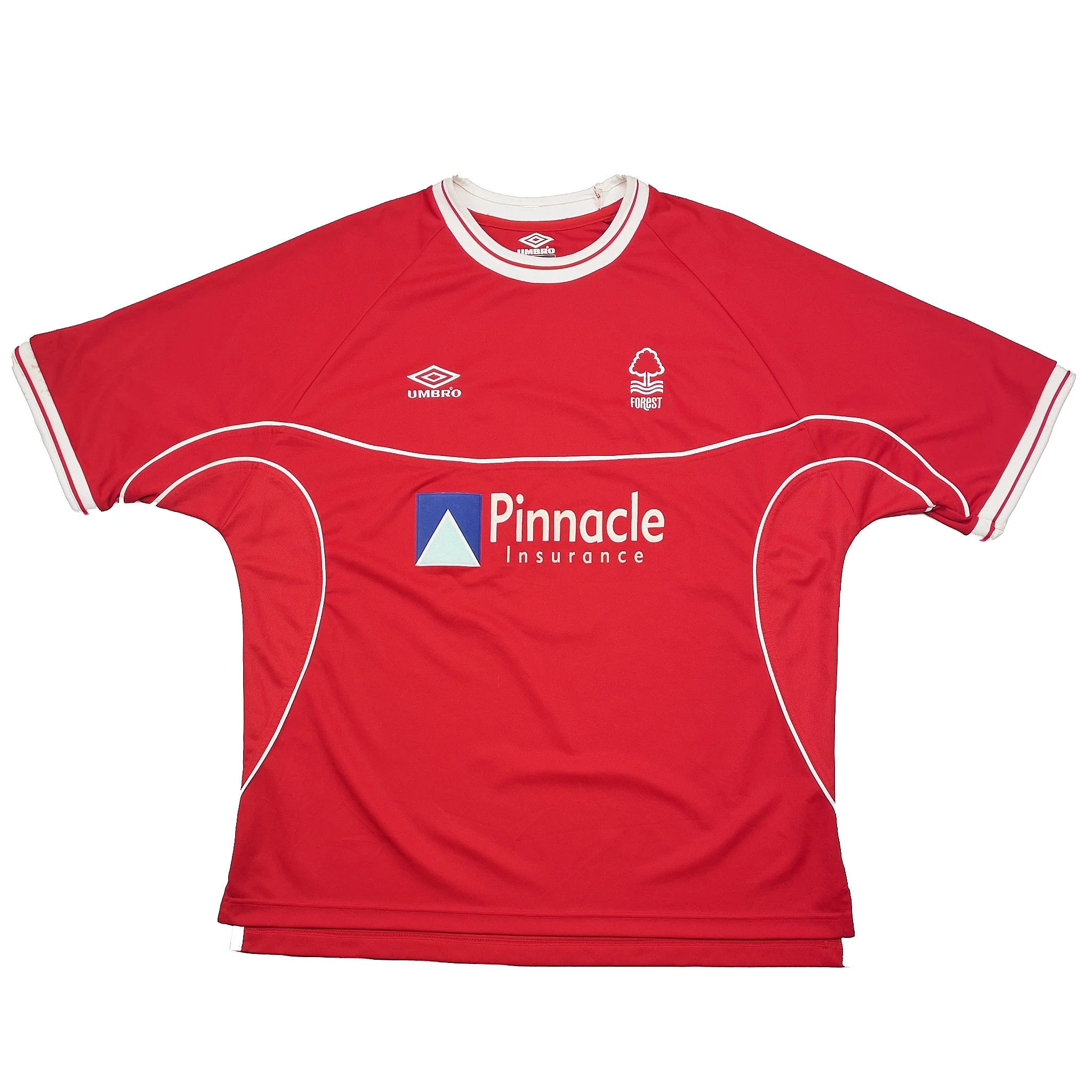 2000/02 Nottingham Forest #7 Home Shirt (XXL) Umbro - Image 3