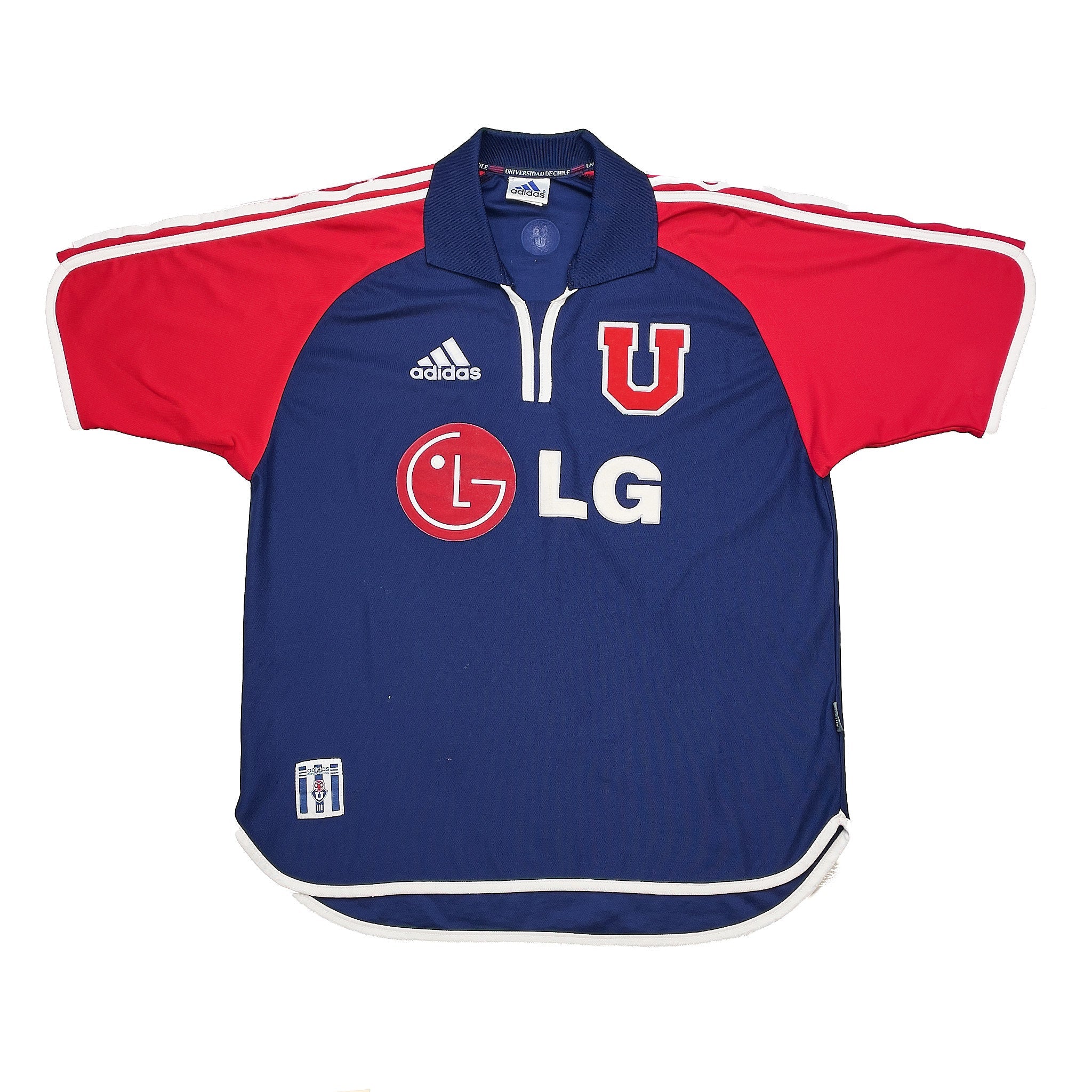 2001/02 Universidad De Chile Home Shirt (L) Adidas - Image 3