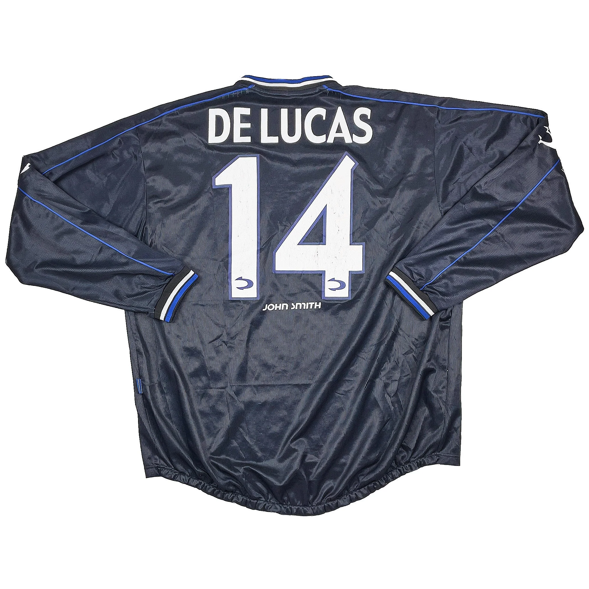 2001/03 Espanyol Delucas #14 L/S Away Shirt (M) John Smith - Image 3