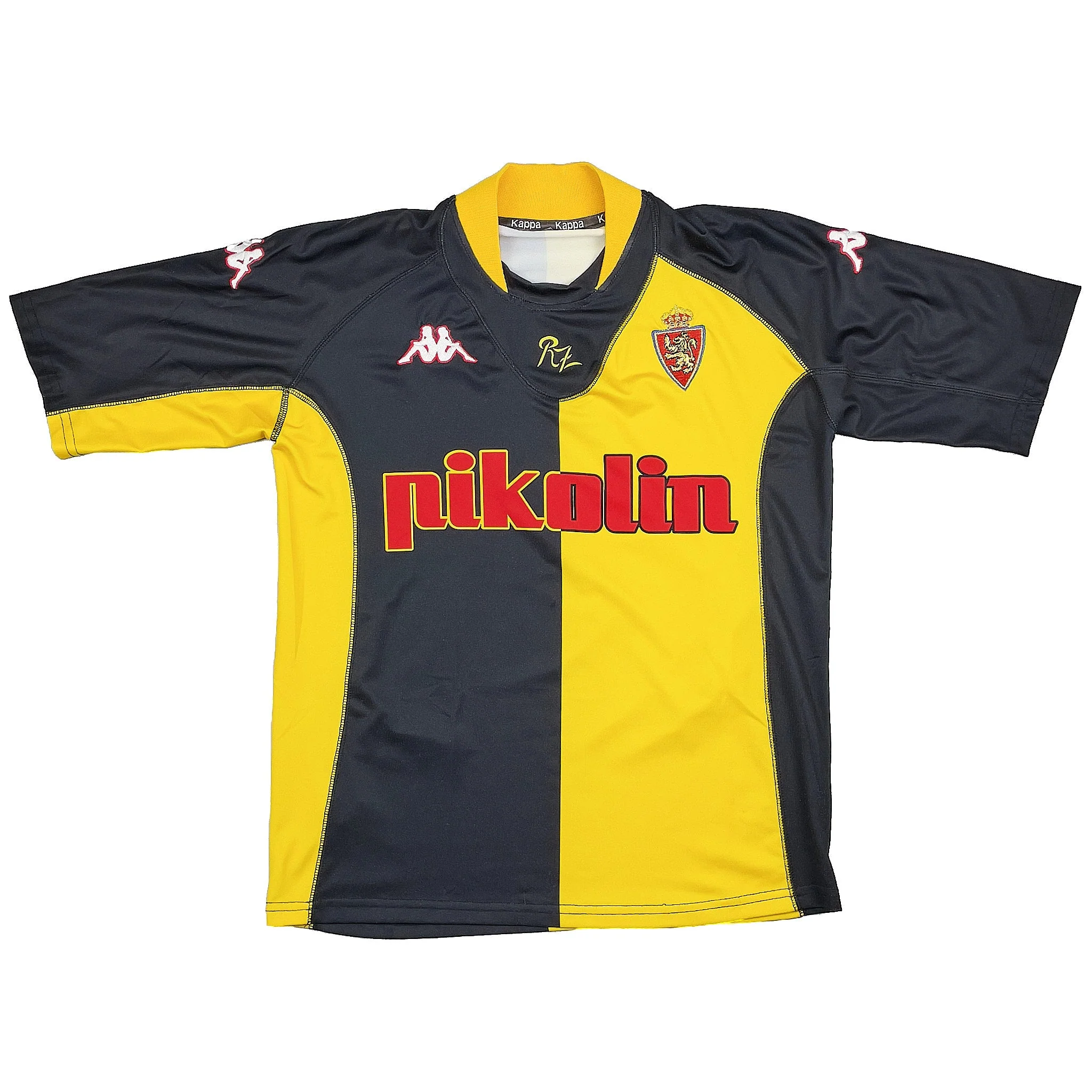 2001/03 Real Zaragoza #4 Away Shirt (M) Kappa - Image 3