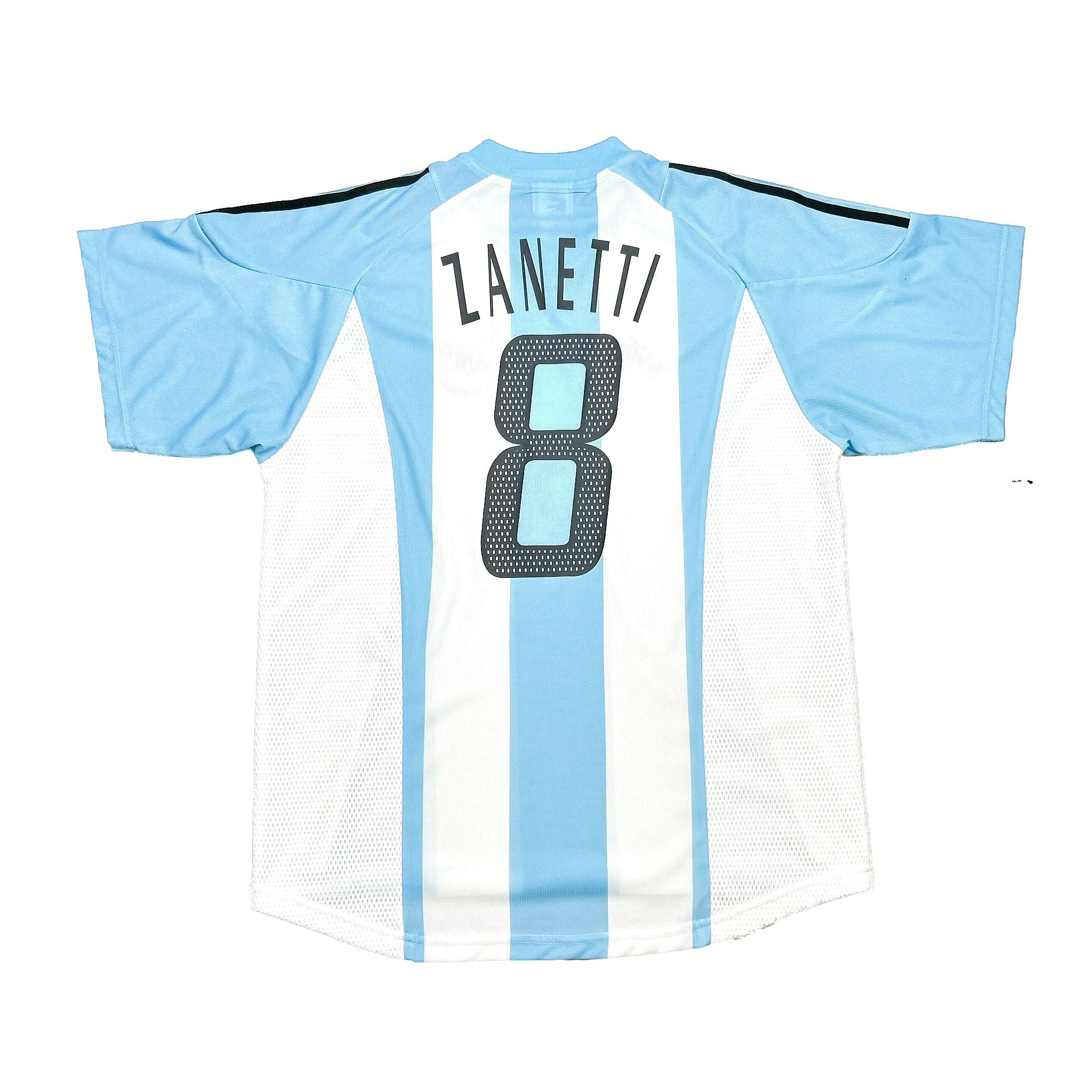 2002/04 Argentina Zanetti #8 Home Shirt (L) Adidas