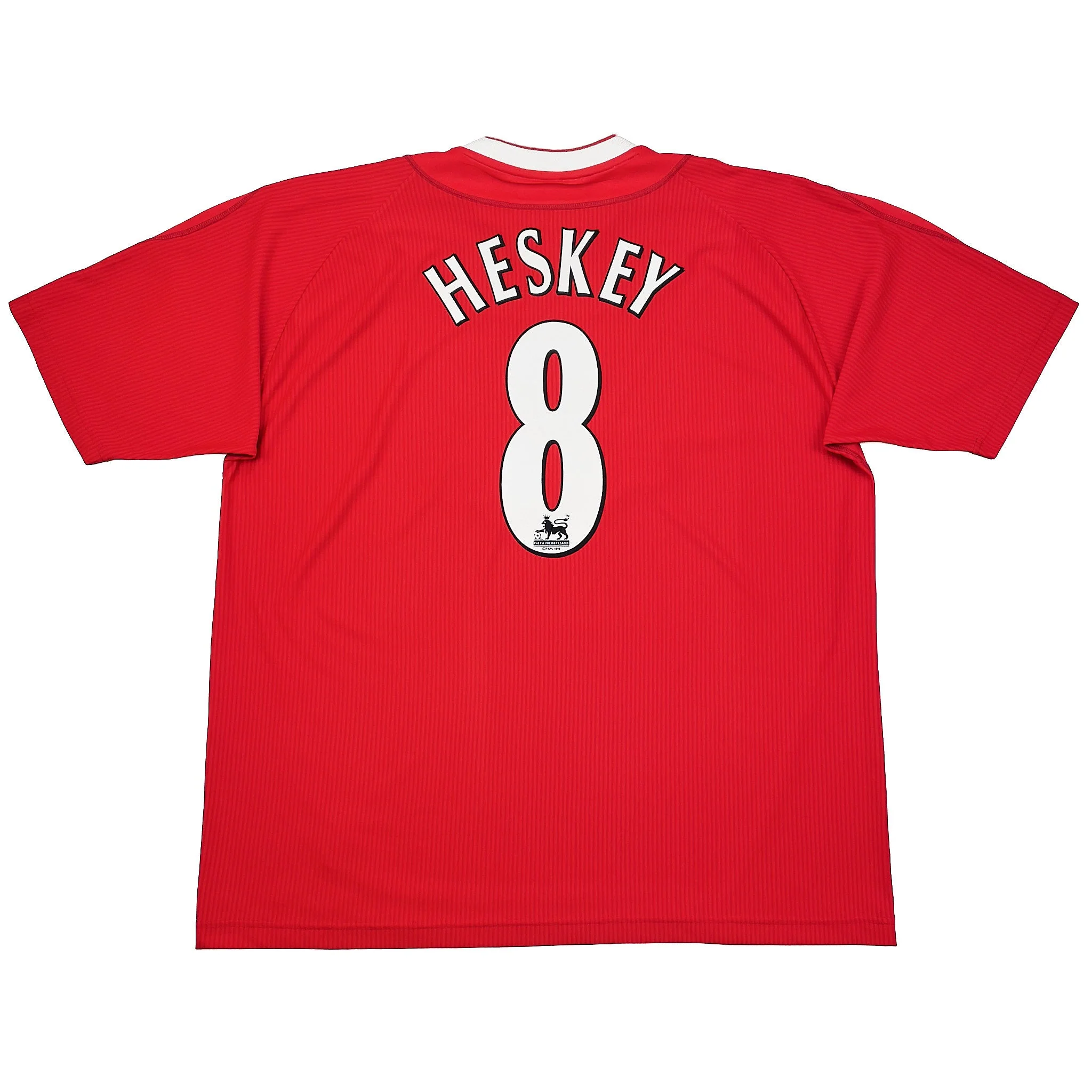 2002/04 Liverpool Heskey #8 Home Shirt (XXL) Reebok - Image 3
