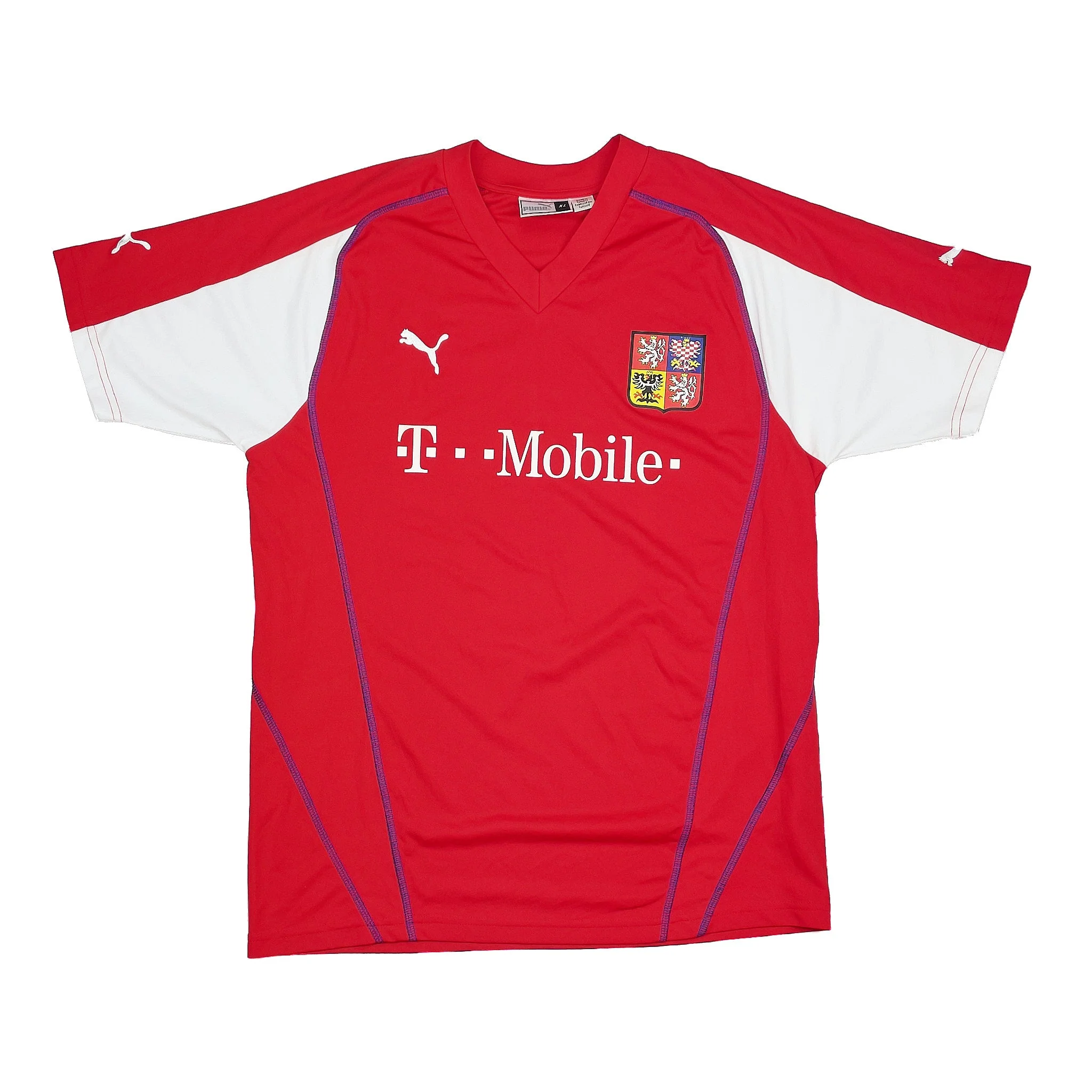 2003/04 Czech Republic Home Shirt (XL) Puma - Image 3
