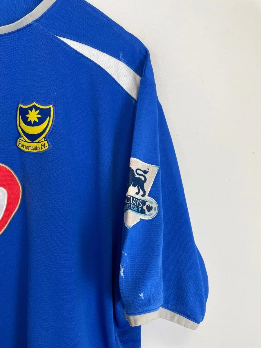 2003/05 Portsmouth Stefanovic #3 Home Shirt (S) OM - Image 4