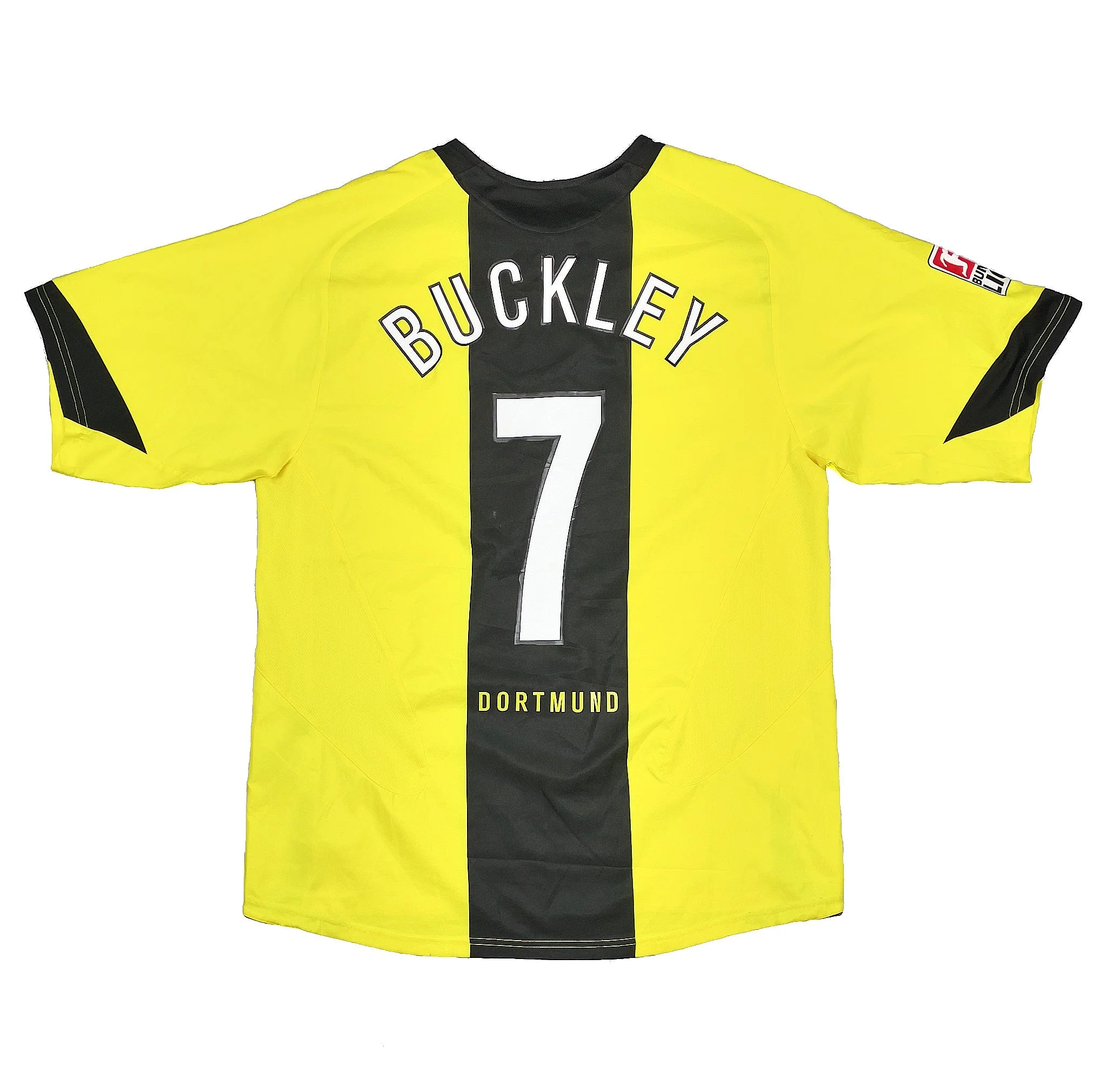 2005/06 Dortmund Buckley #7 *Match Issue* Home Shirt (L) Nike - Image 4