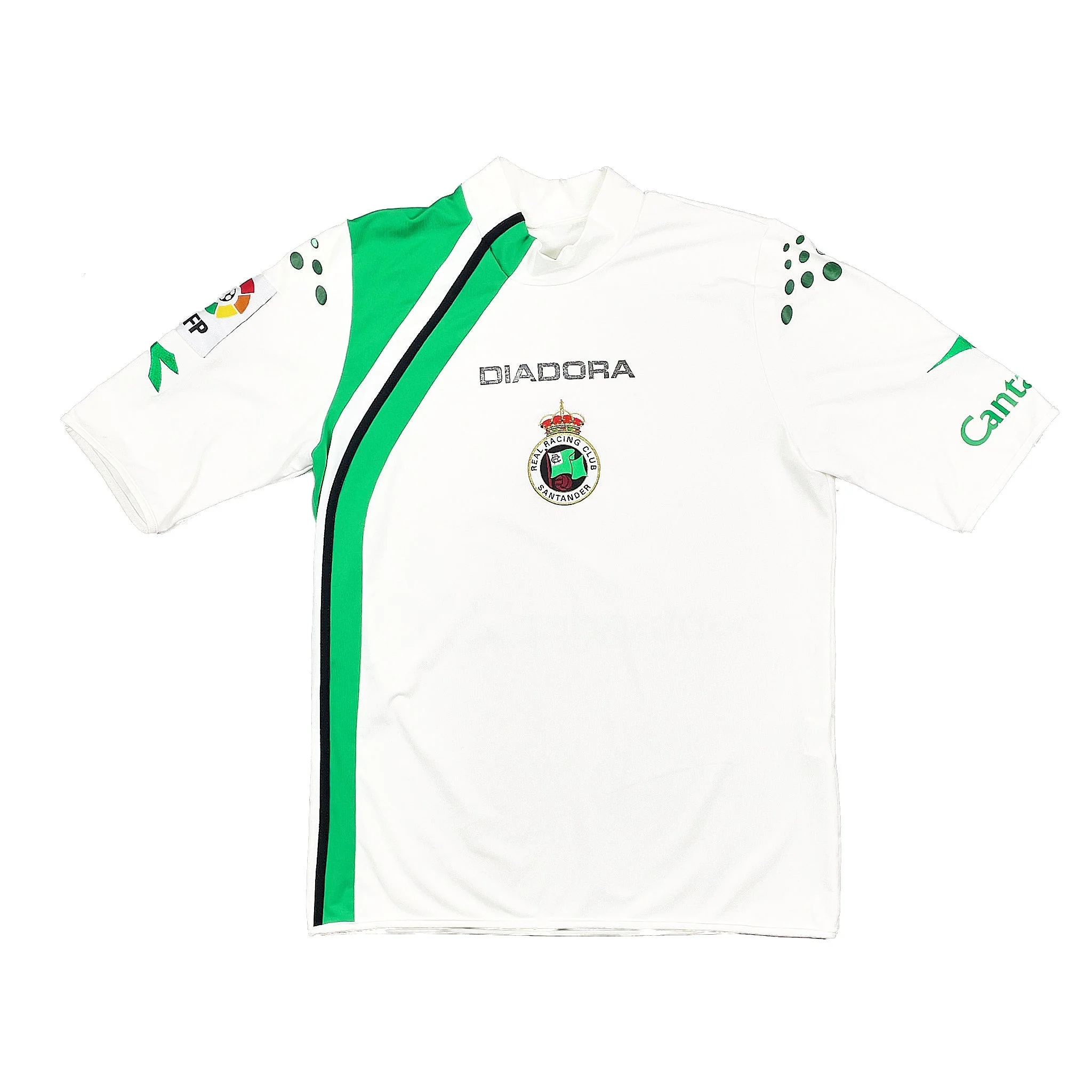 2005/06 Racing Santander Home Shirt (S) Diadora - Image 3