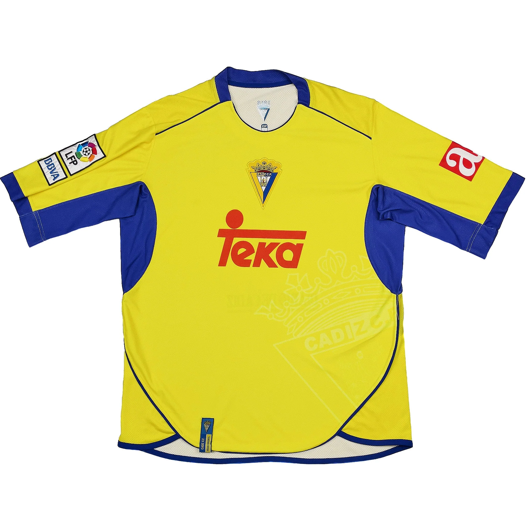 2007/08 Cadiz Home Shirt (L) OM - Image 3