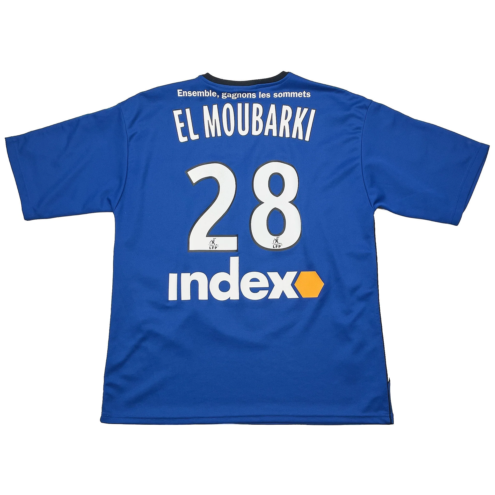2007/08 Grenoble El Moubarki #28 *Match Issue* Home Shirt (L) Hummel - Image 3