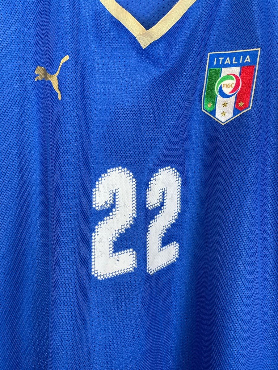 2007/08 Italy Aquilani #22 *Player Issue* Home Shirt (XXL) Puma - Image 3