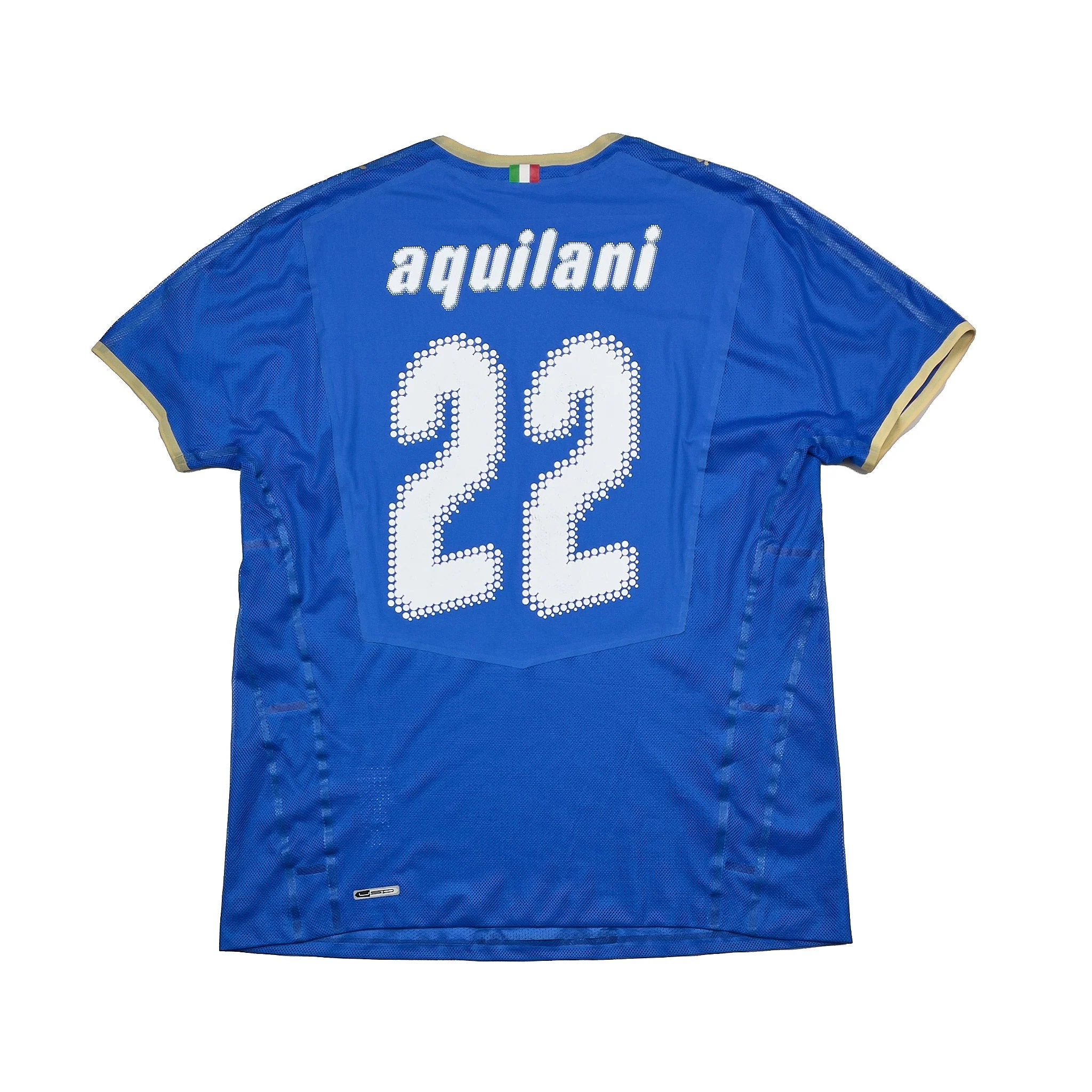 2007/08 Italy Aquilani #22 *Player Issue* Home Shirt (XXL) Puma - Image 4