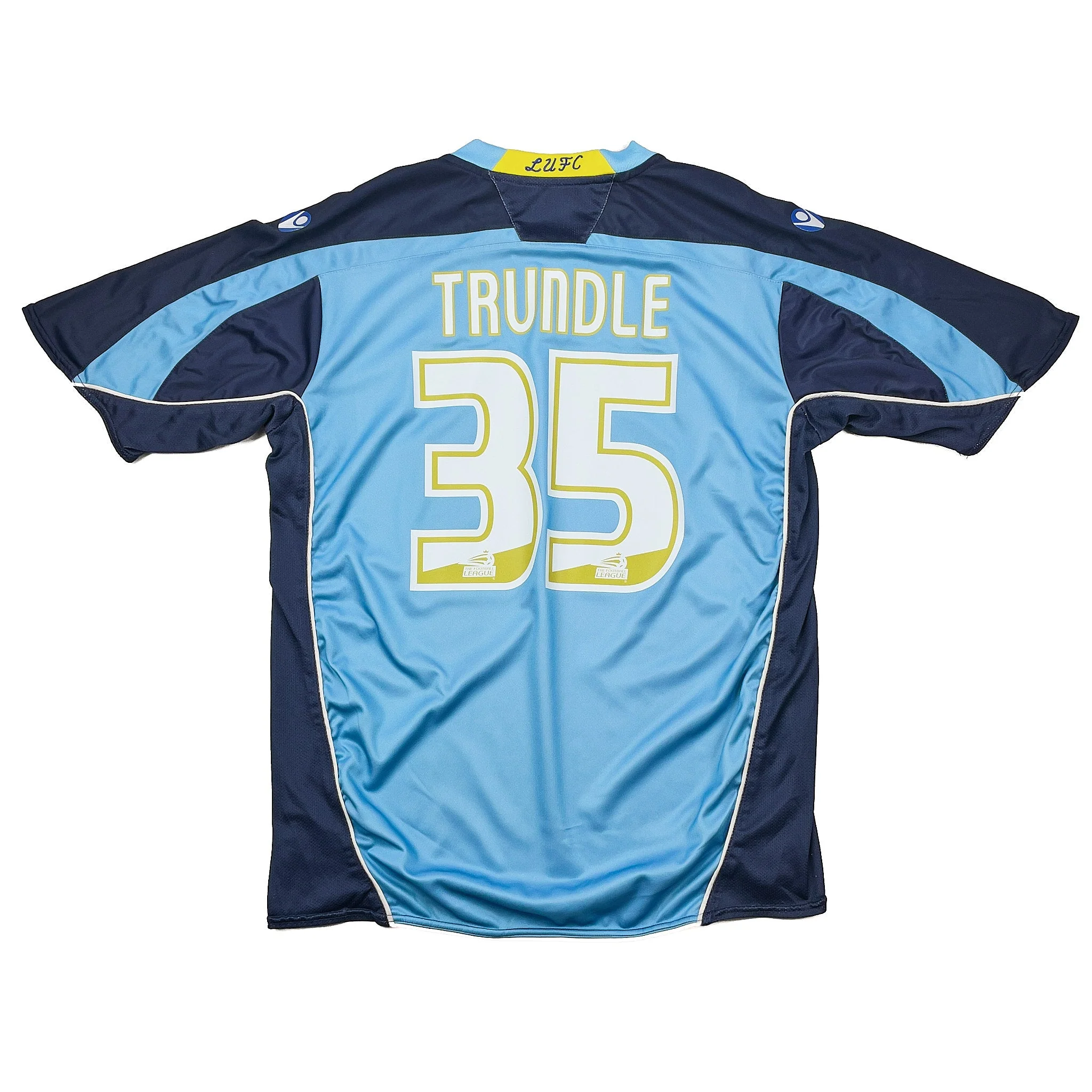 2008/09 Leeds United Trundle #35 Away Shirt (M) Macron - Image 3