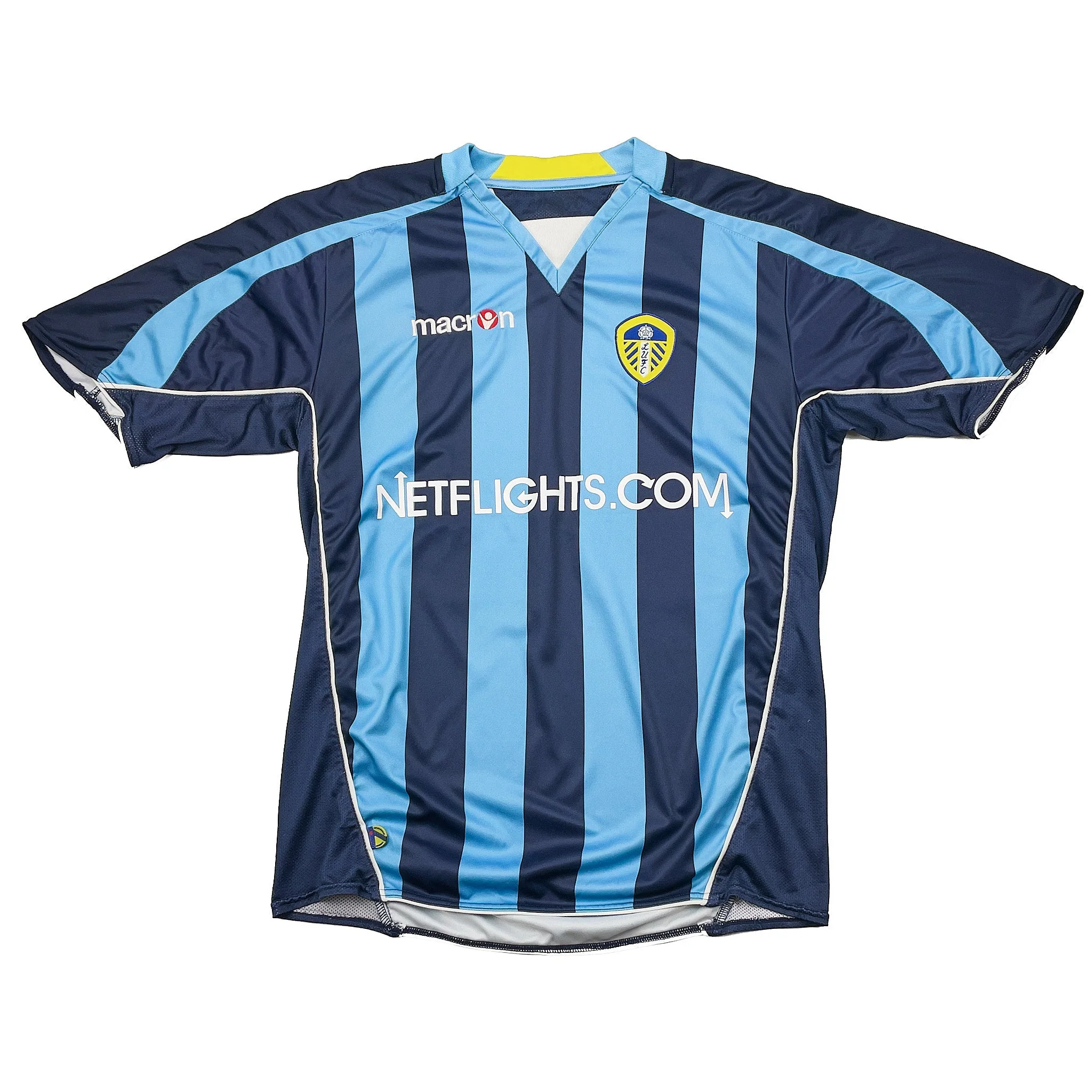 2008/09 Leeds United Trundle #35 Away Shirt (M) Macron - Image 4