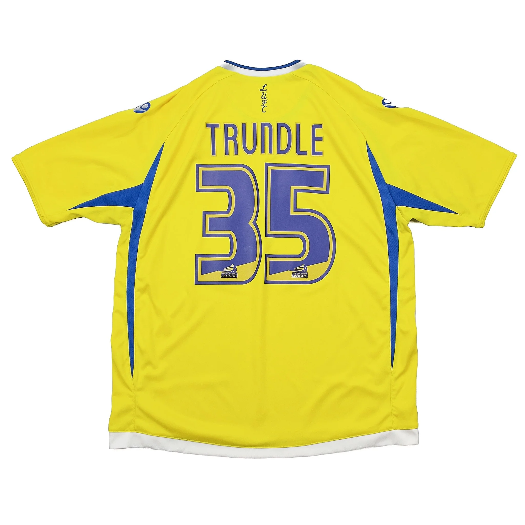 2008/09 Leeds United Trundle #35 Third Shirt (M) Macron - Image 3