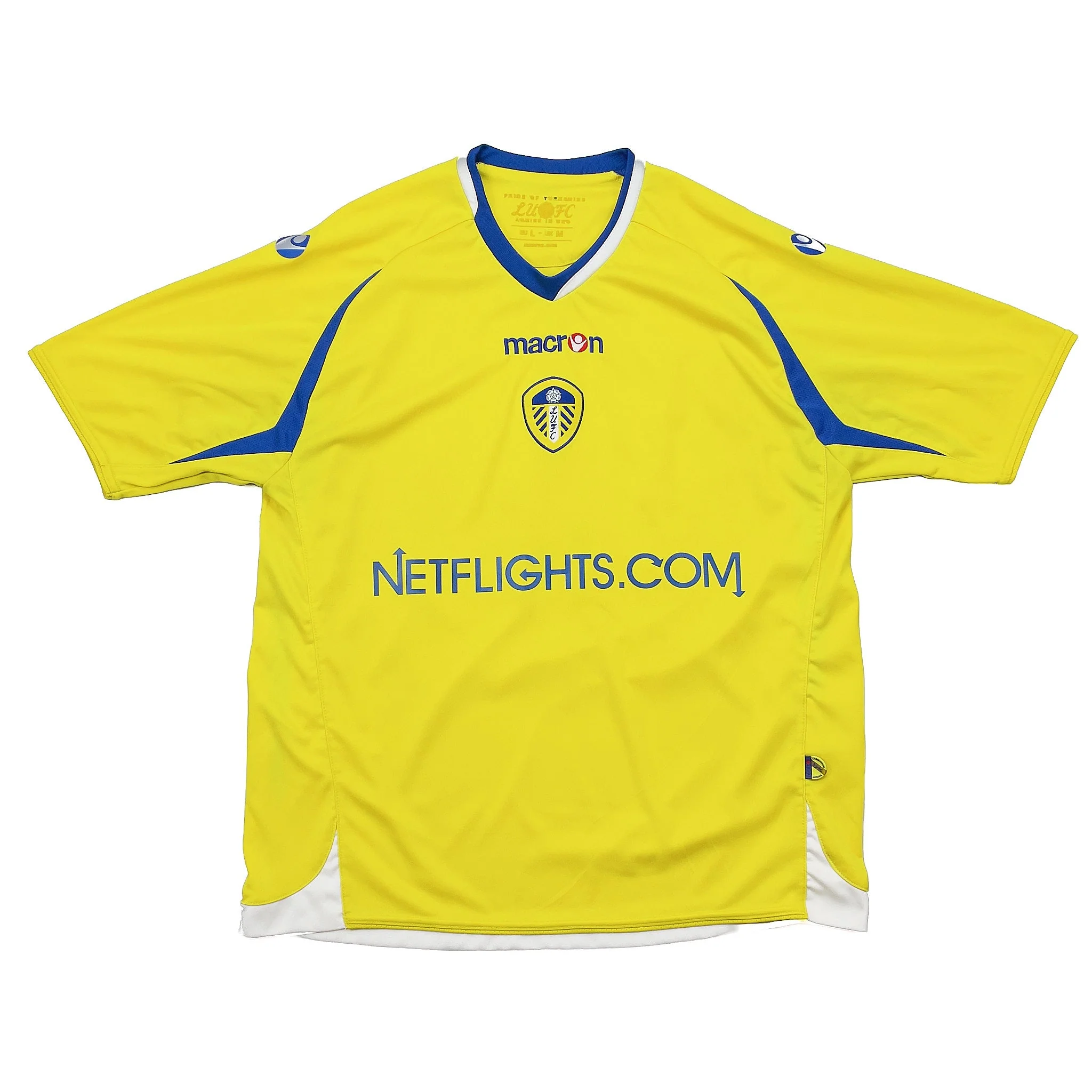 2008/09 Leeds United Trundle #35 Third Shirt (M) Macron - Image 4