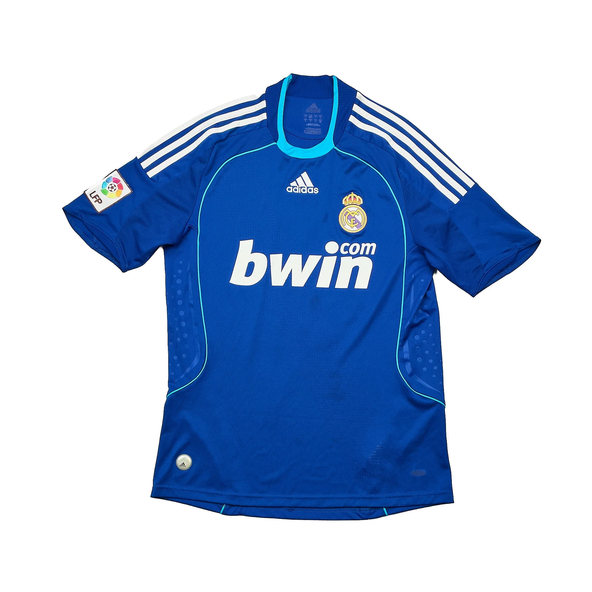 2008/09 Real Madrid Diarra #6 Away Shirt (S) Adidas - Image 4