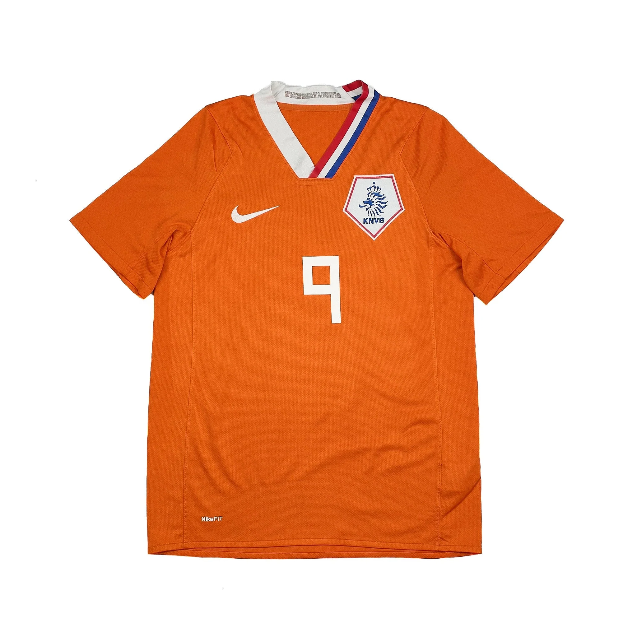 2008/10 Netherlands V.Nistelrooy #9 Home Shirt (S) Nike - Image 2
