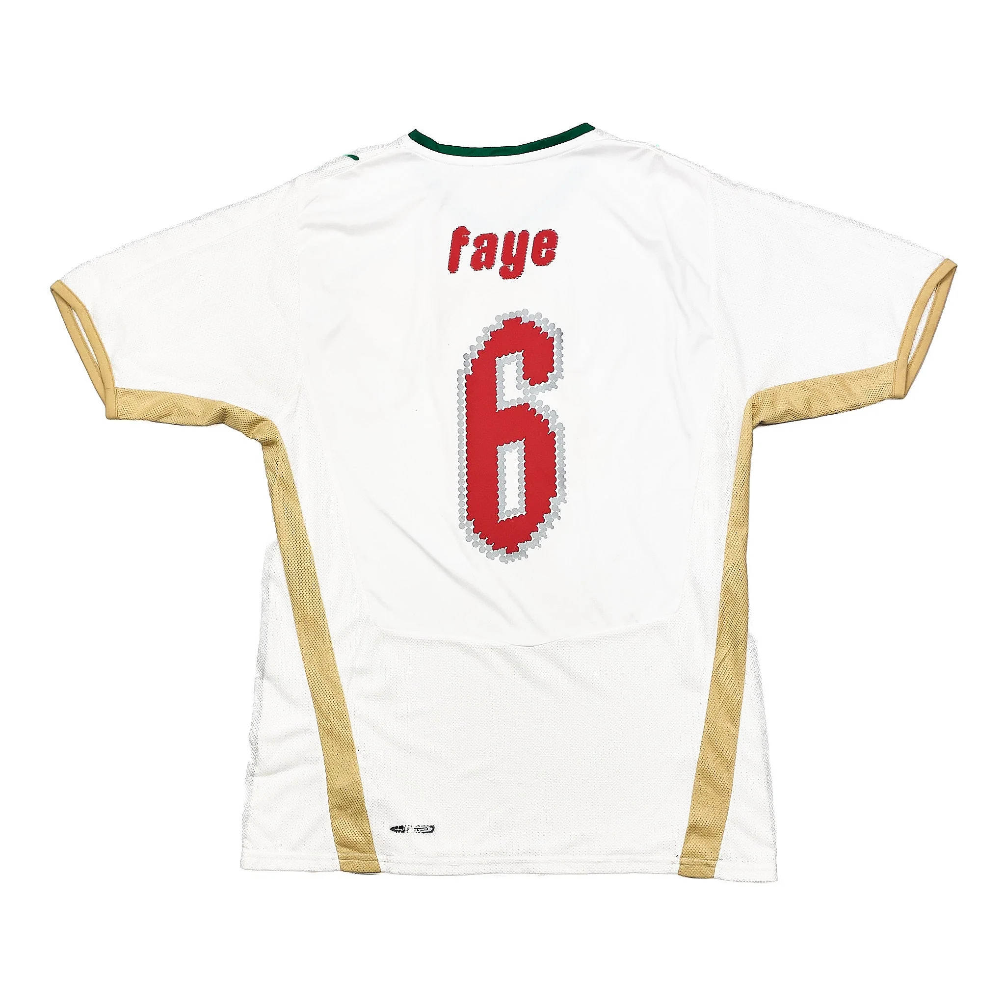 2008/10 Senegal Faye #6 Home Shirt (M) Puma - Image 3