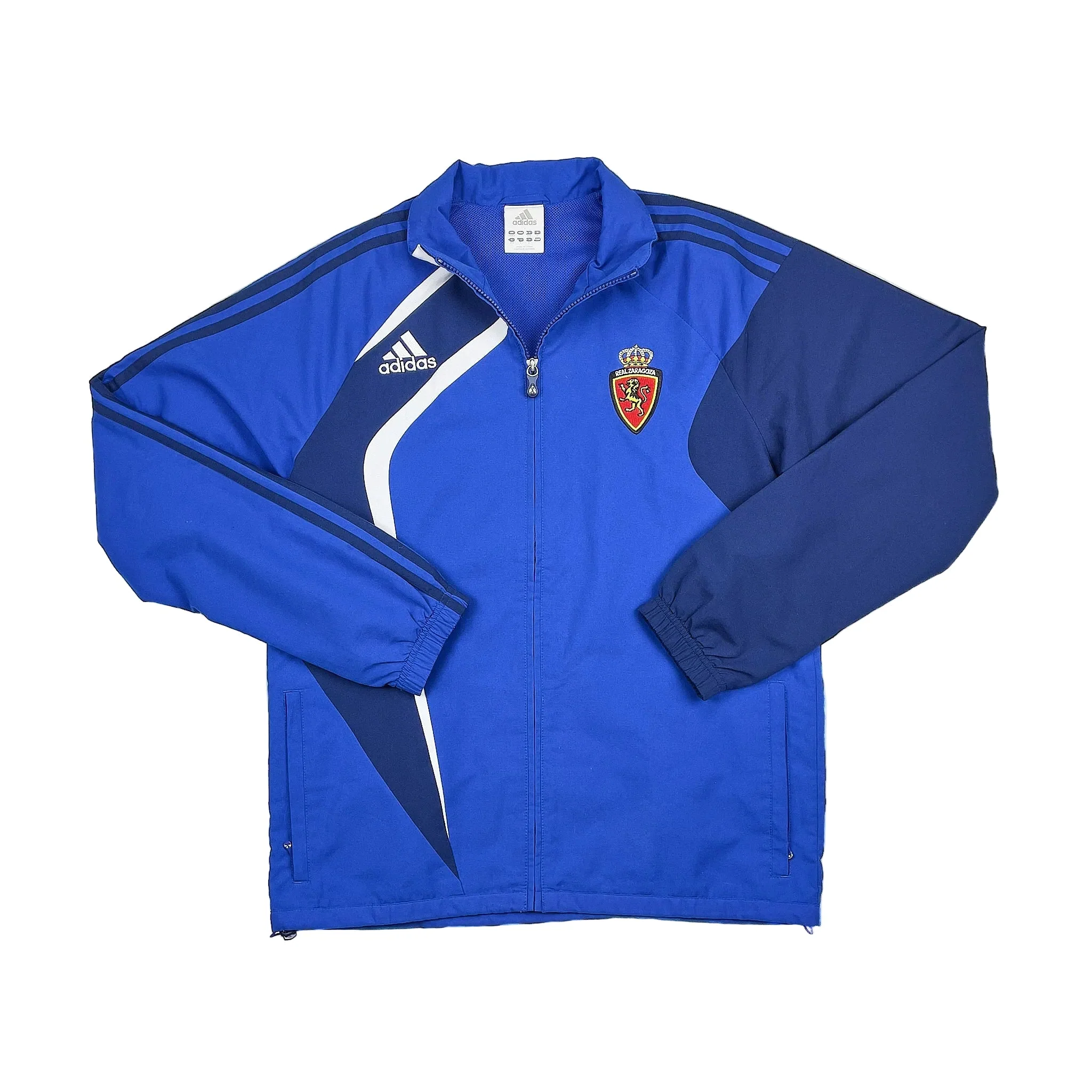2010 Real Zaragoza Track Jacket (M) Adidas - Image 3