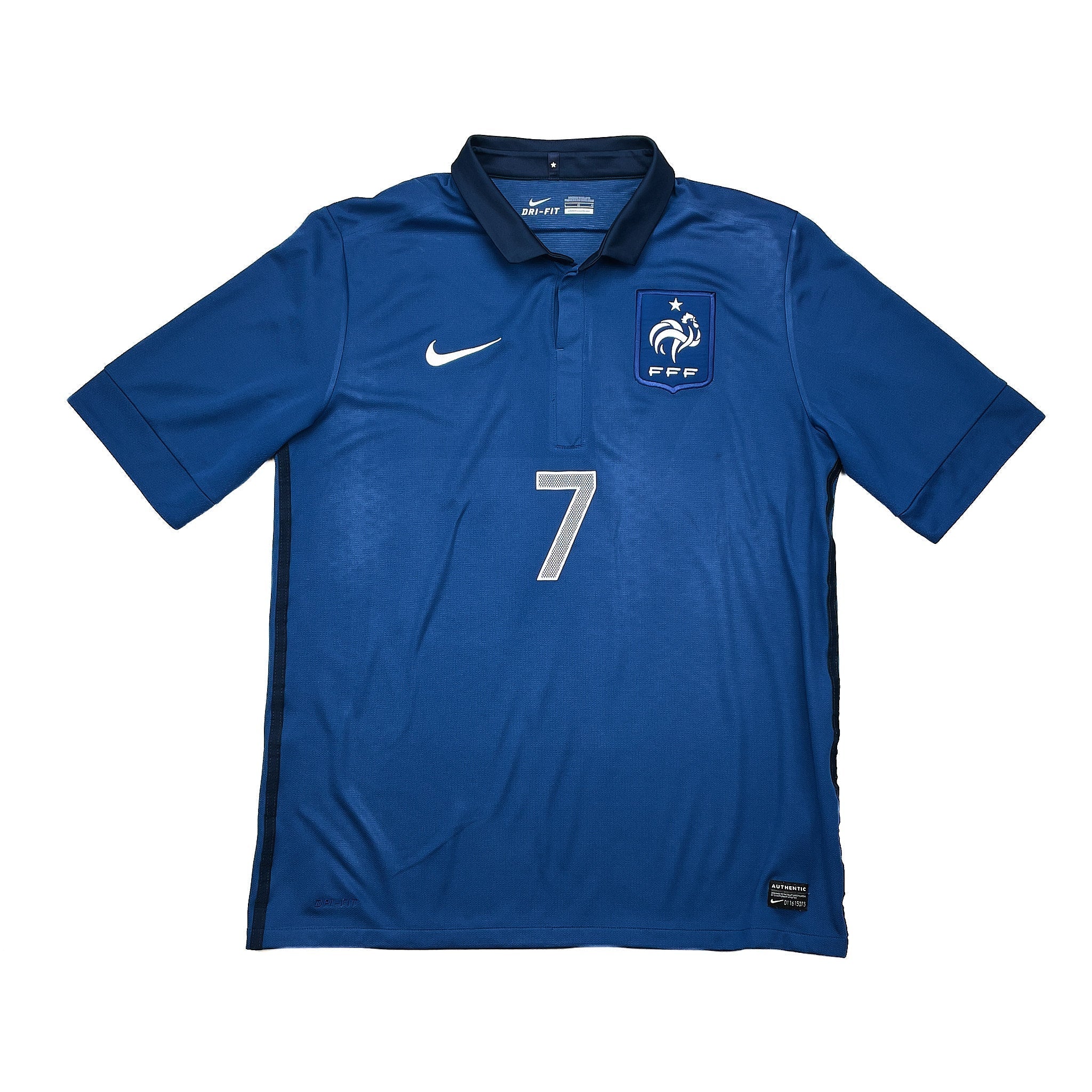 2011/12 France Ribery #7 Home Shirt (L) Nike - Image 2