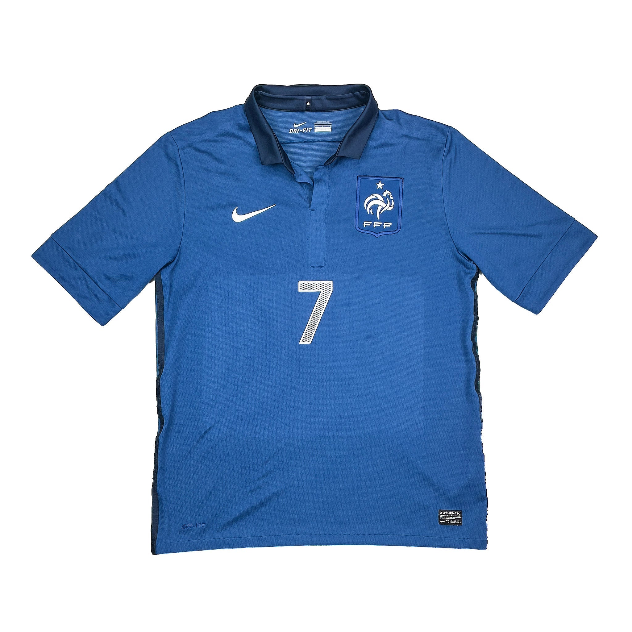 2011/12 France Ribery #7 Home Shirt (L) Nike - Image 4