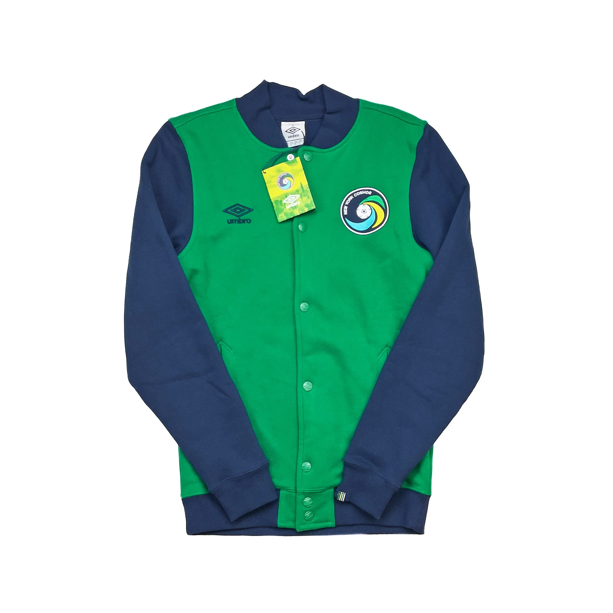 2011/12 New York Cosmos *BNWT* Fleece Baseball Jacket (S) Umbro - Image 3