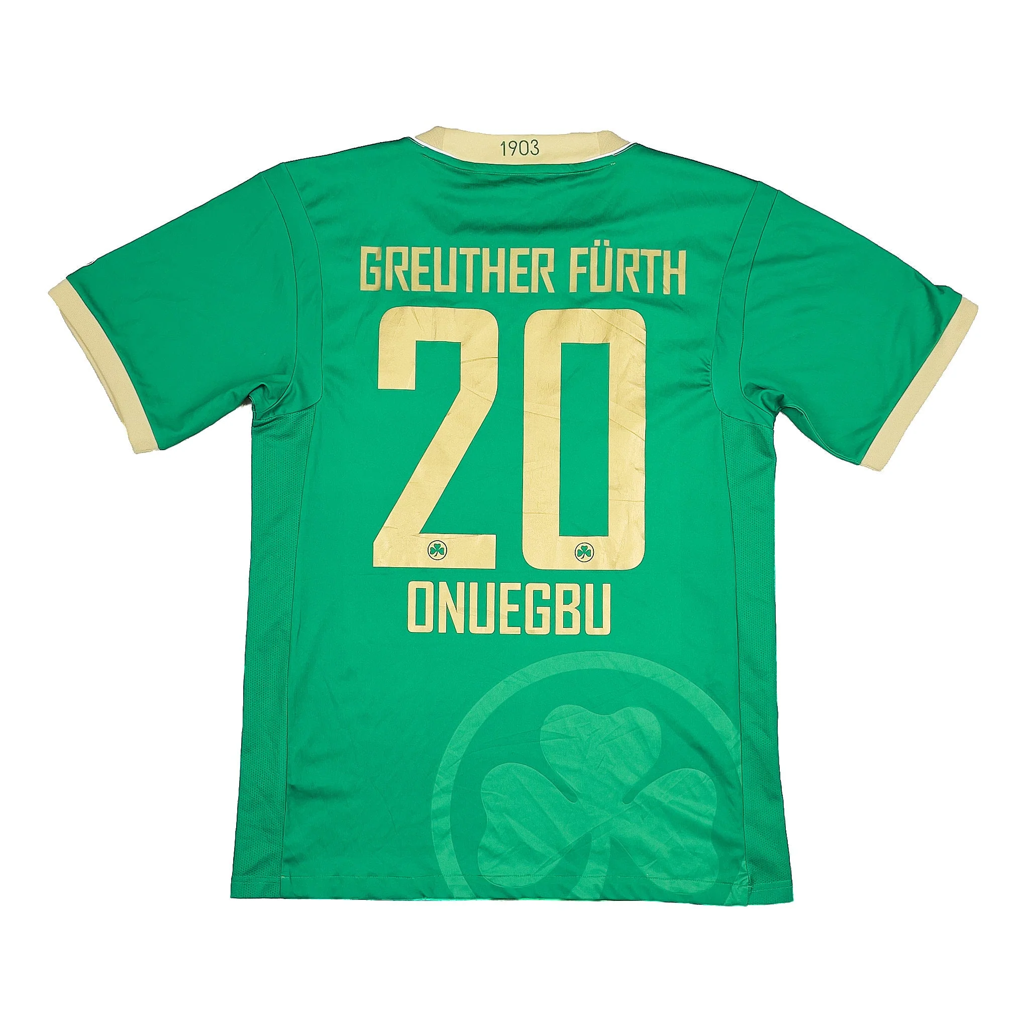 2012/13 Greuther Furth Onuegbu #20 *Match Issue* Home Shirt (S) Jako - Image 4