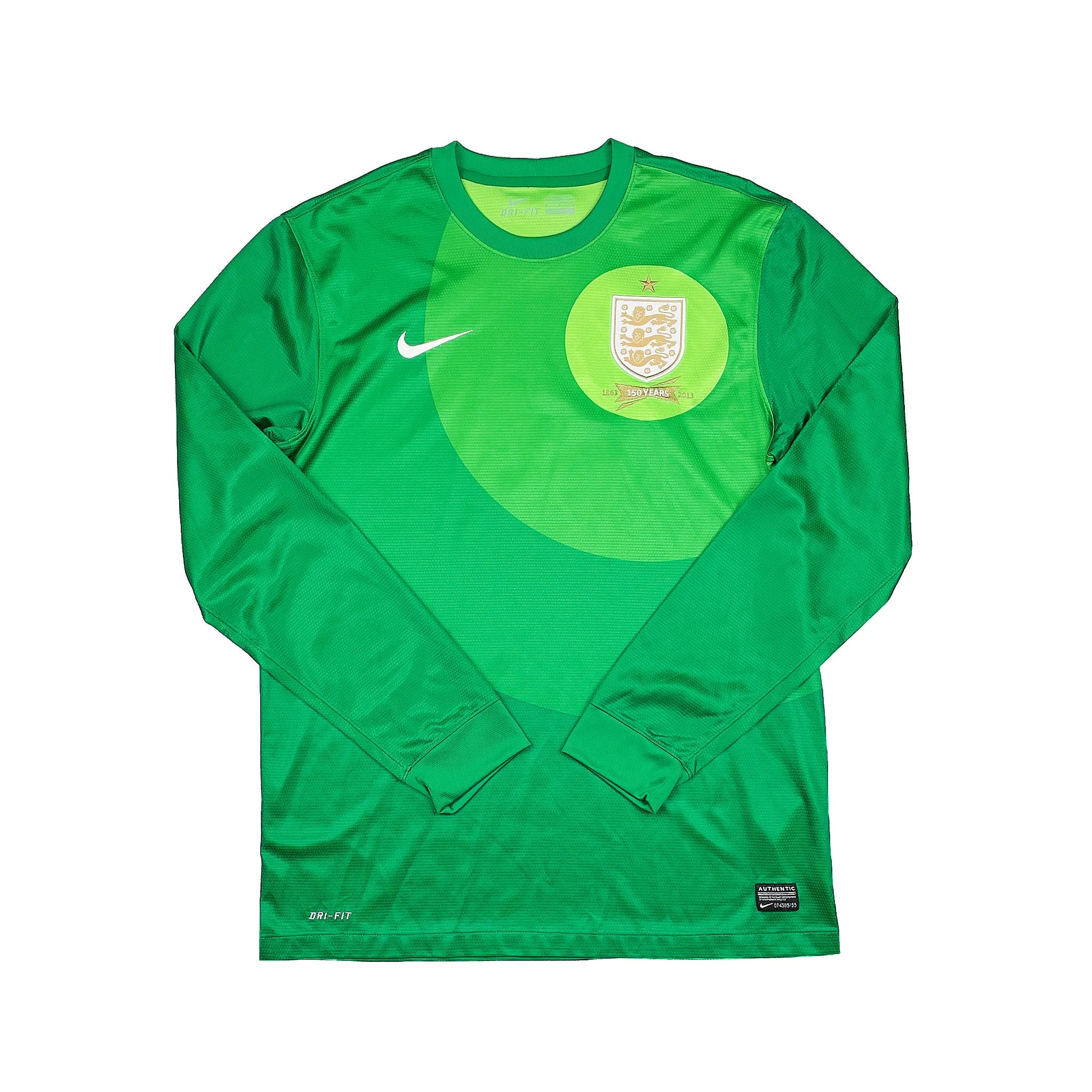 2013/14 England *150 Years* GK Shirt (M) Nike - Image 3