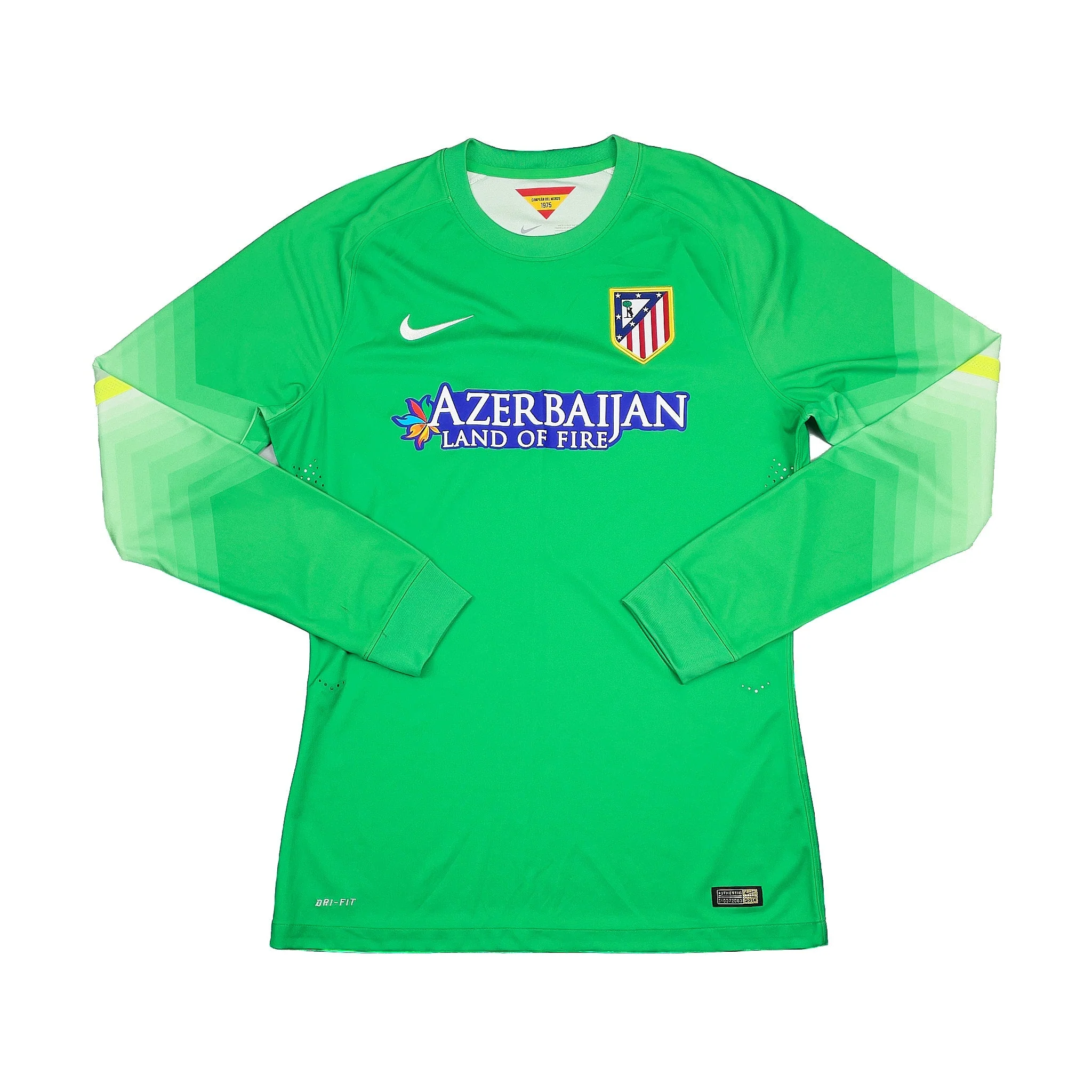 2014/15 Atletico Madrid *Player Issue* GK Shirt (L) Nike - Image 3